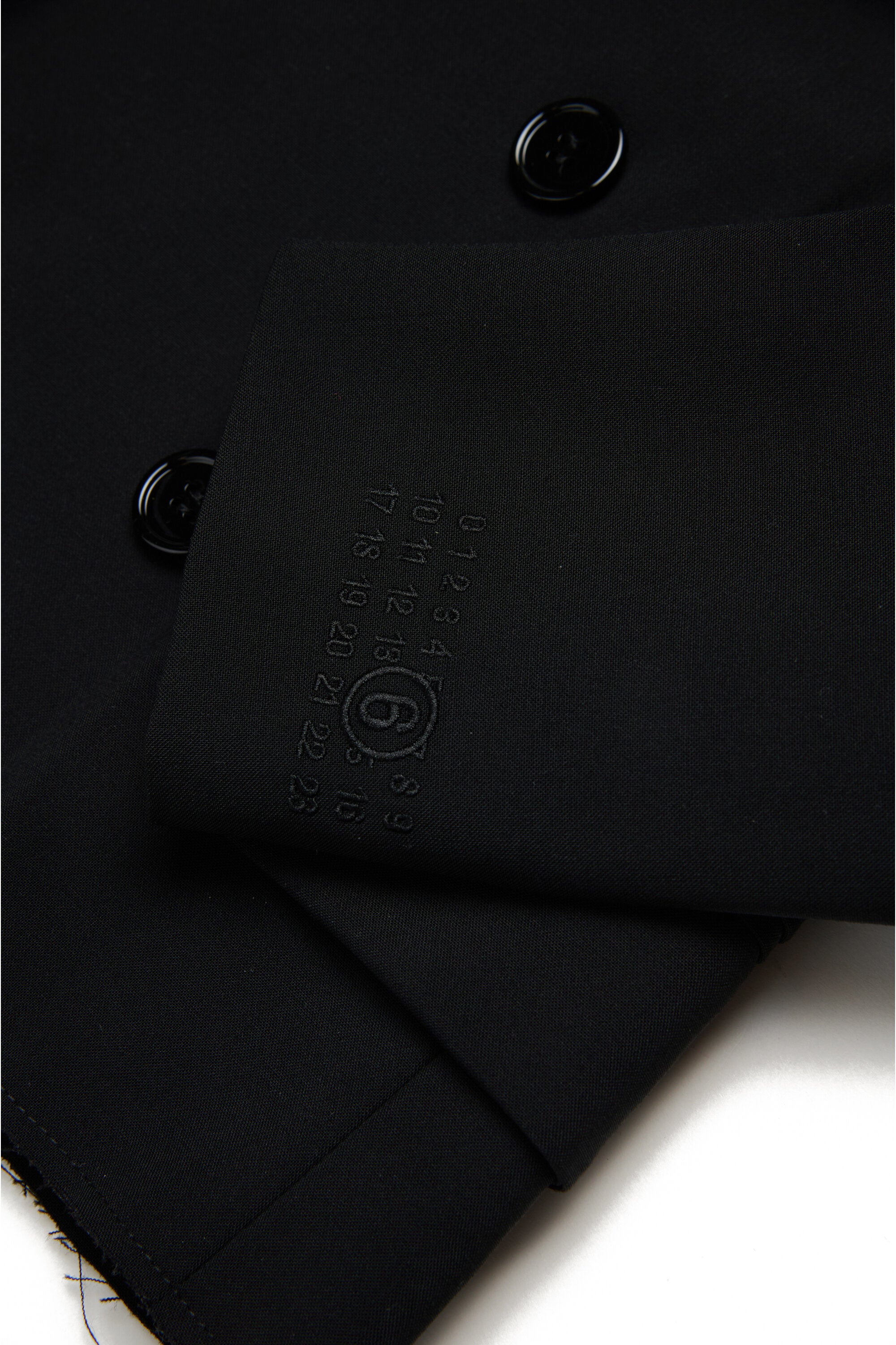 Cool wool double-breasted blazer jacket