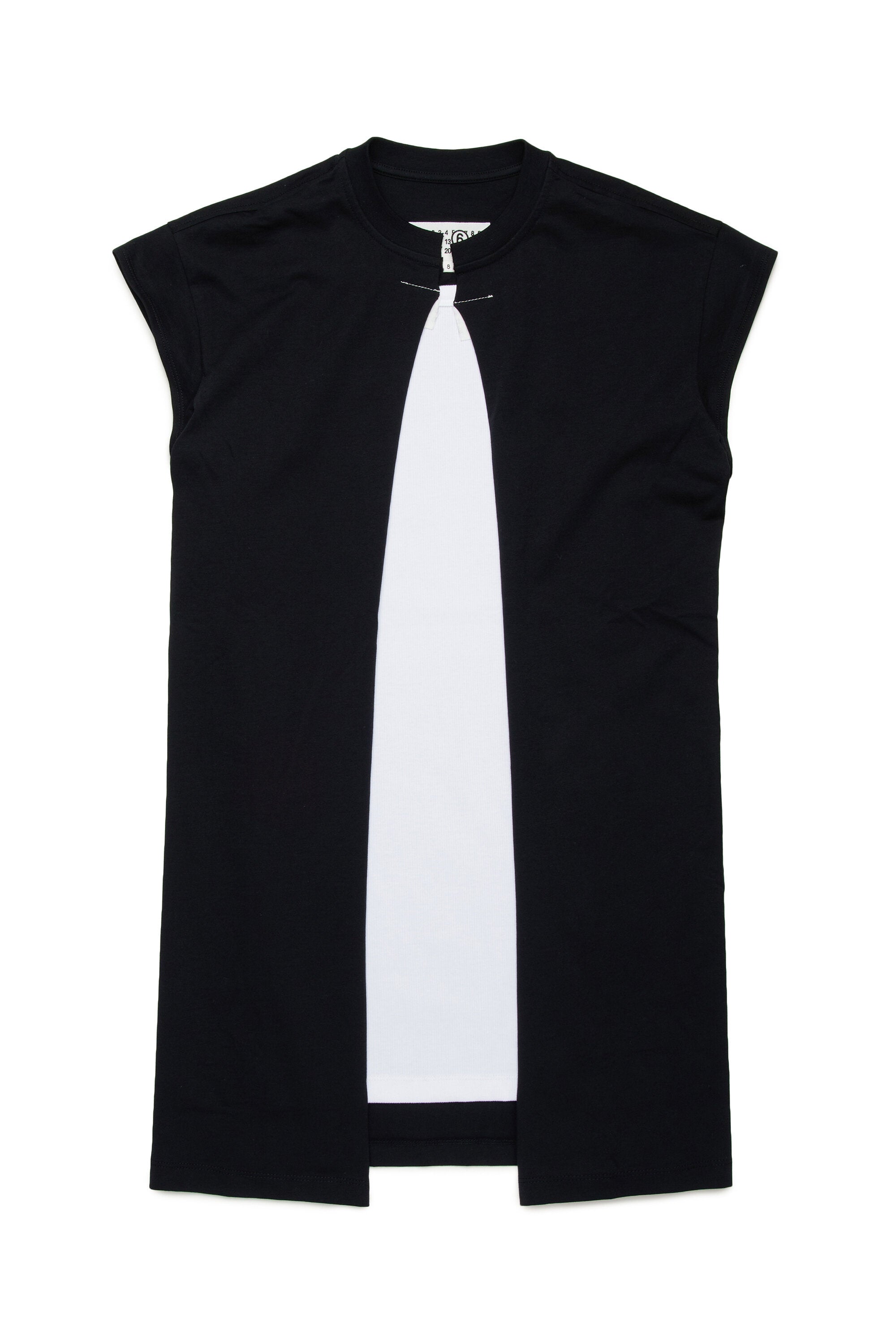 Re-cut dress with raw cut details