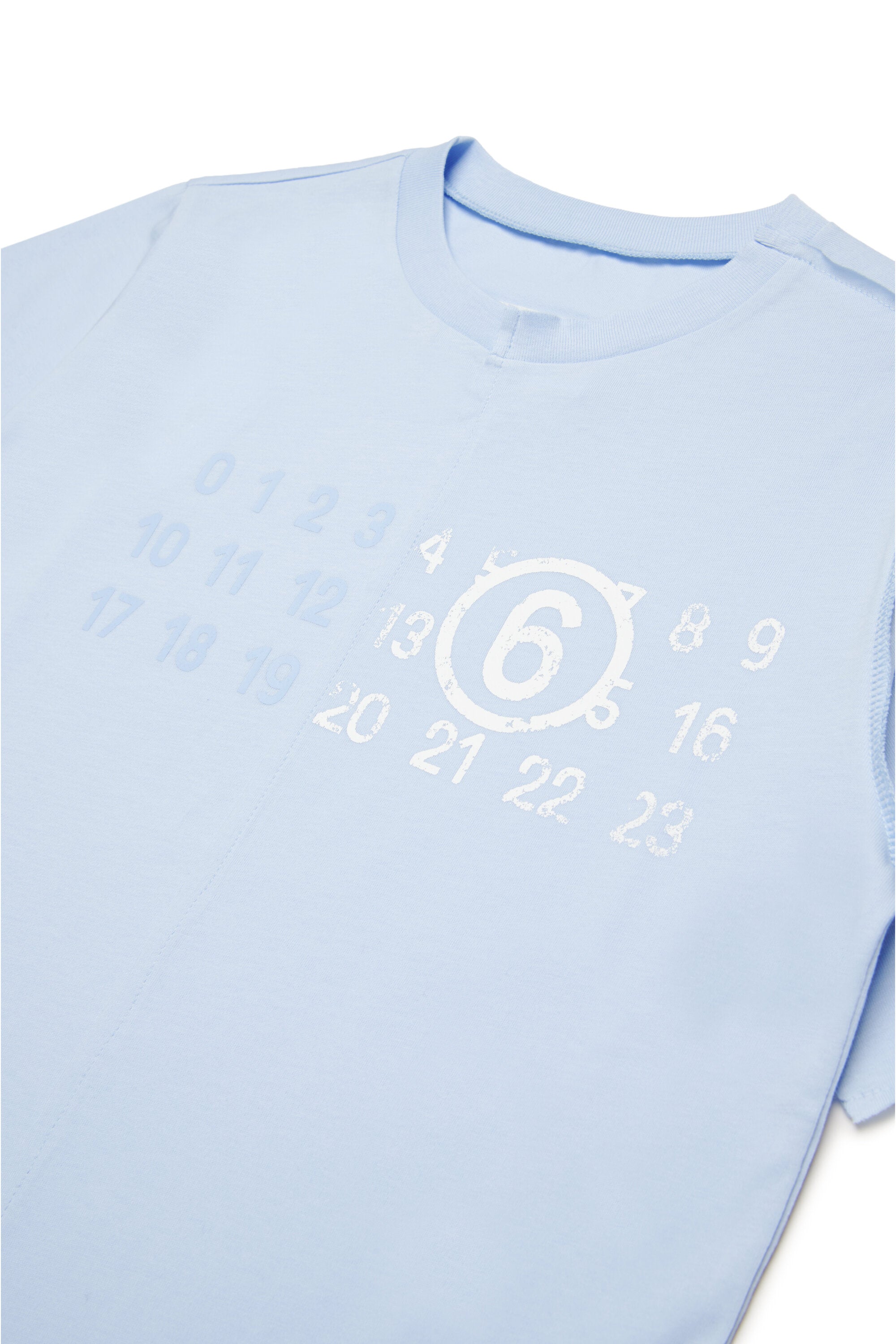 Re-cut T-shirt with Stamp Numbers