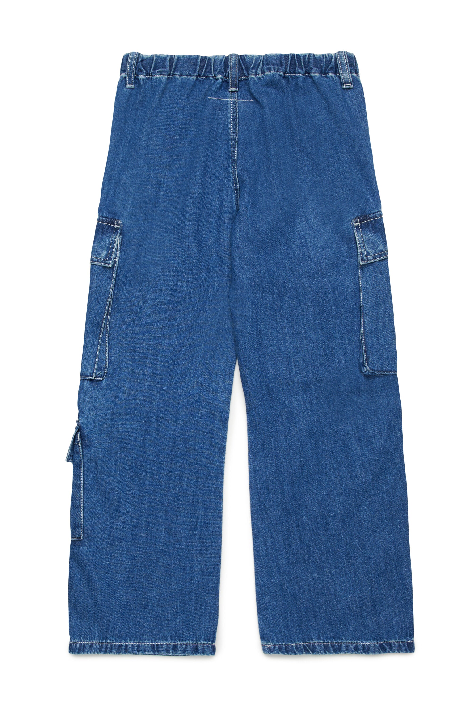 Medium blue cargo jeans with Numeric logo