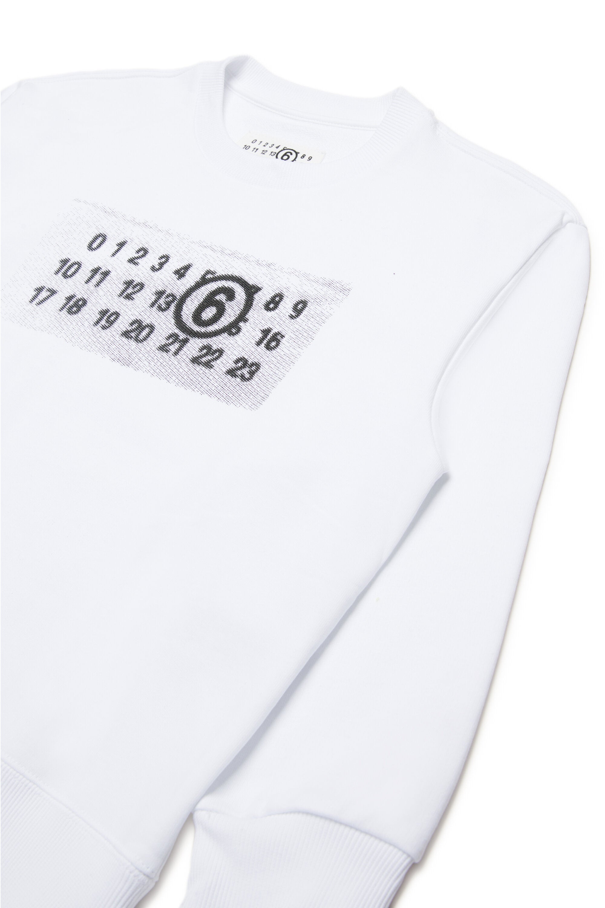 Crew-neck sweatshirt branded with Numeric Logo Pixel
