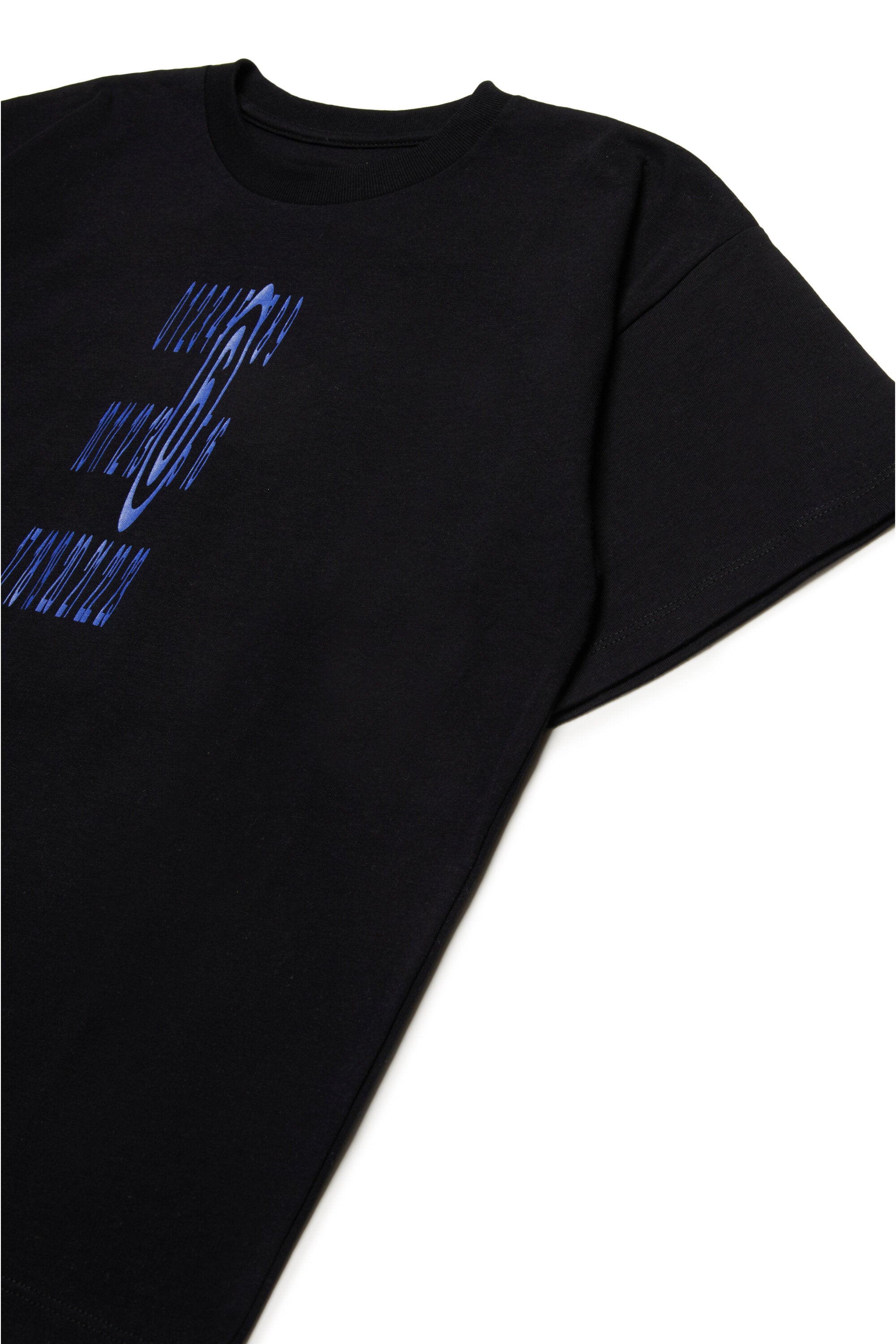 Stretched logo jersey T-shirt