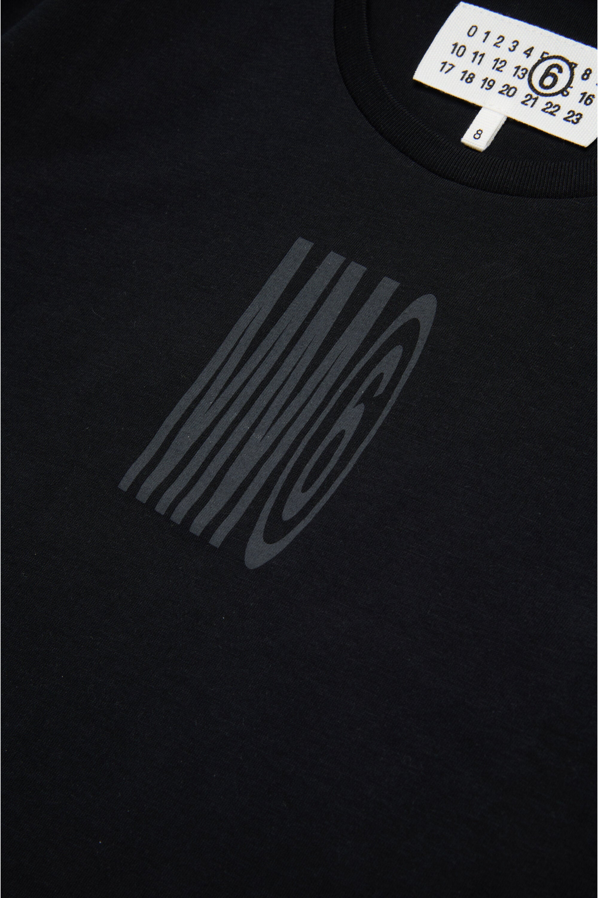 Cropped T-shirt with institutional logo