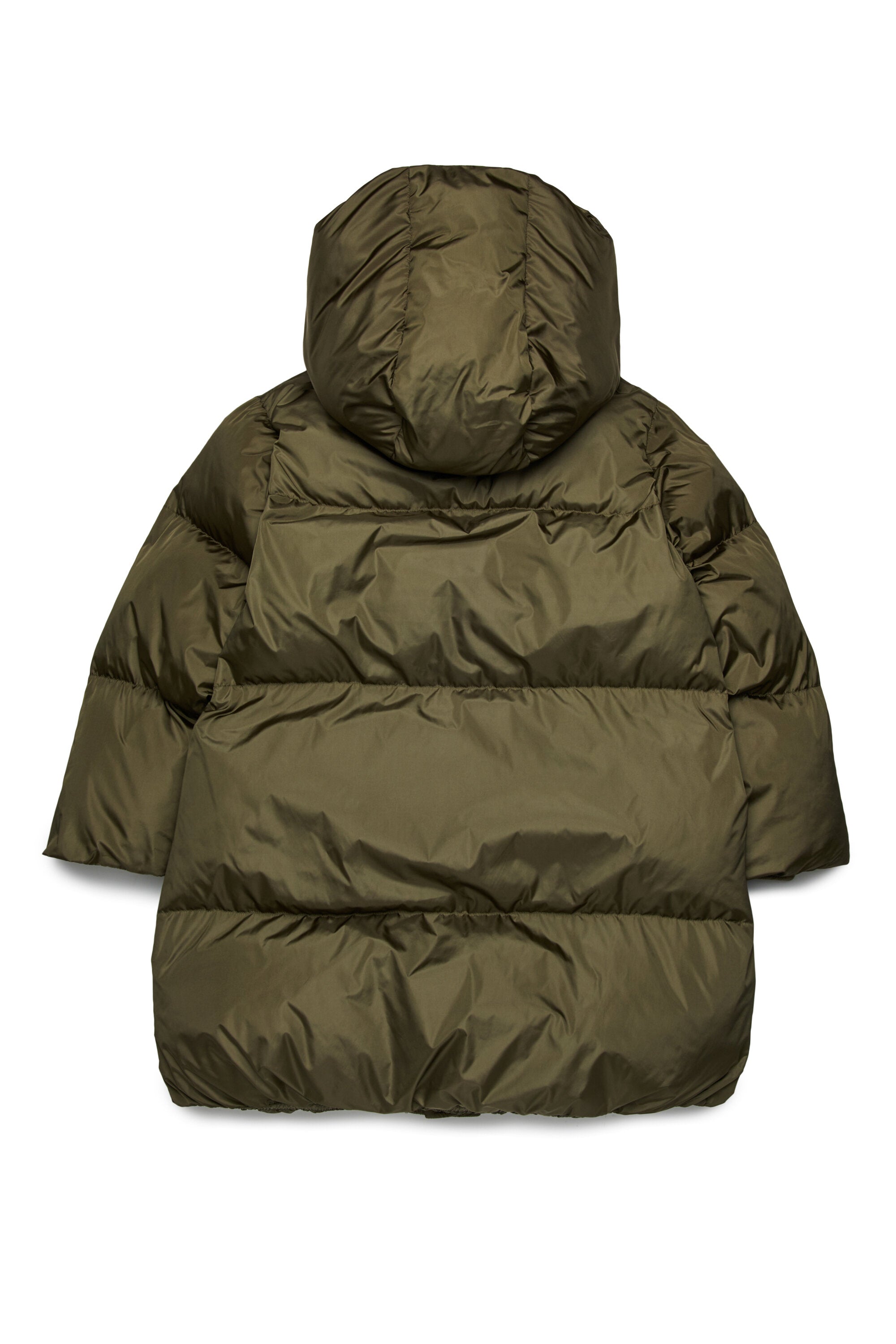Long padded jacket with pockets