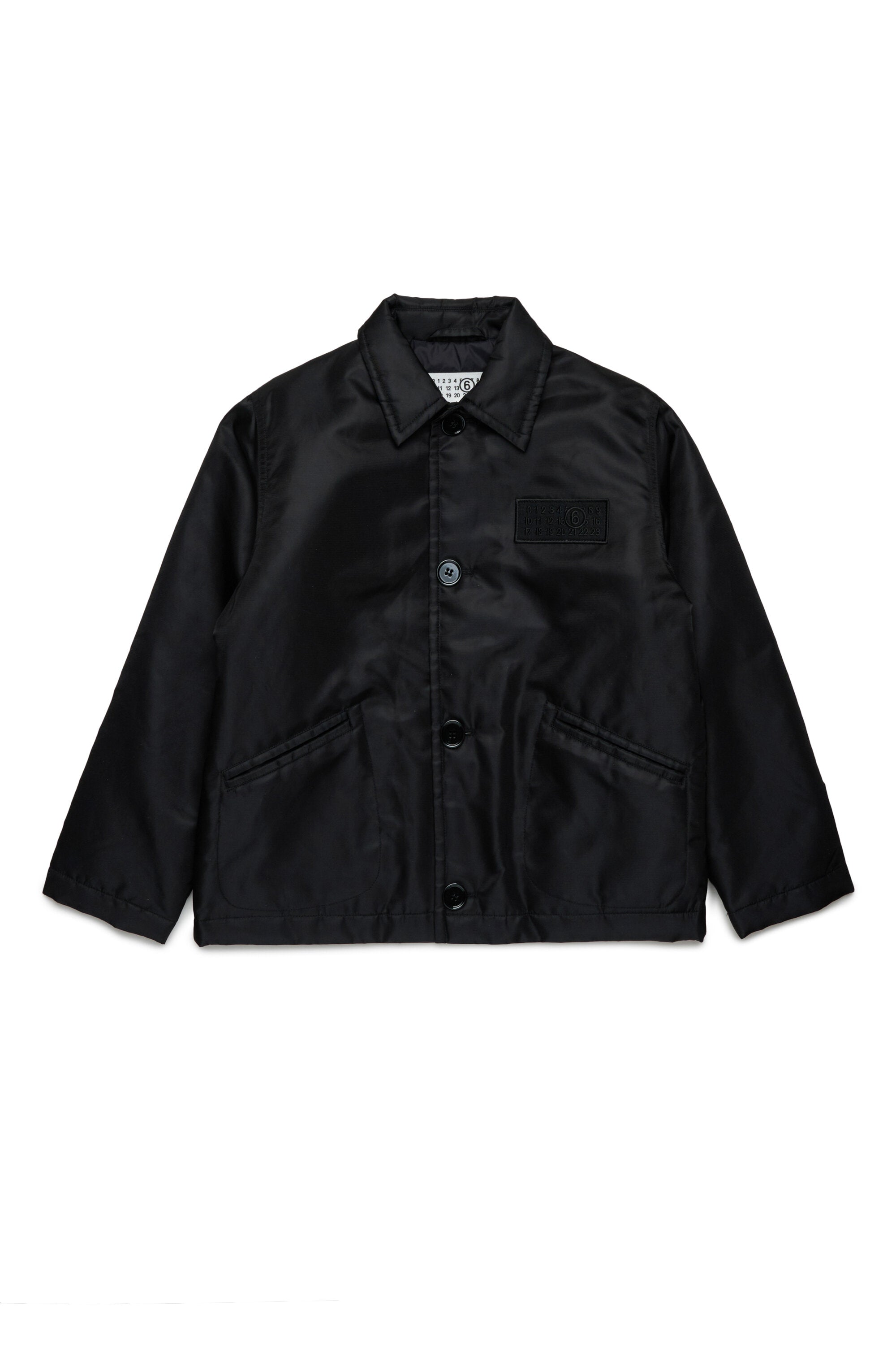 Twill jacket with patch