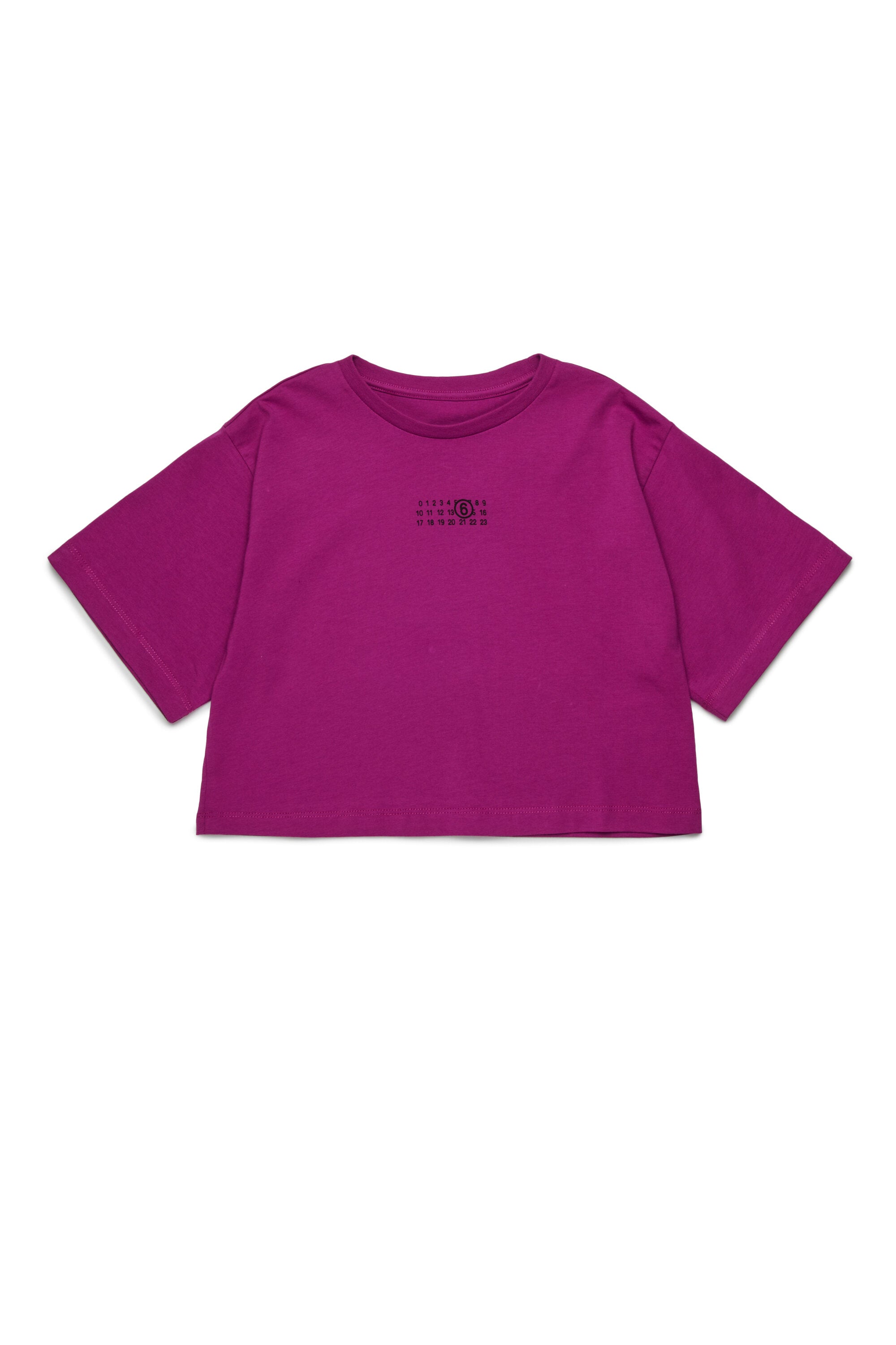 Cropped jersey T-shirt with Numeric logo