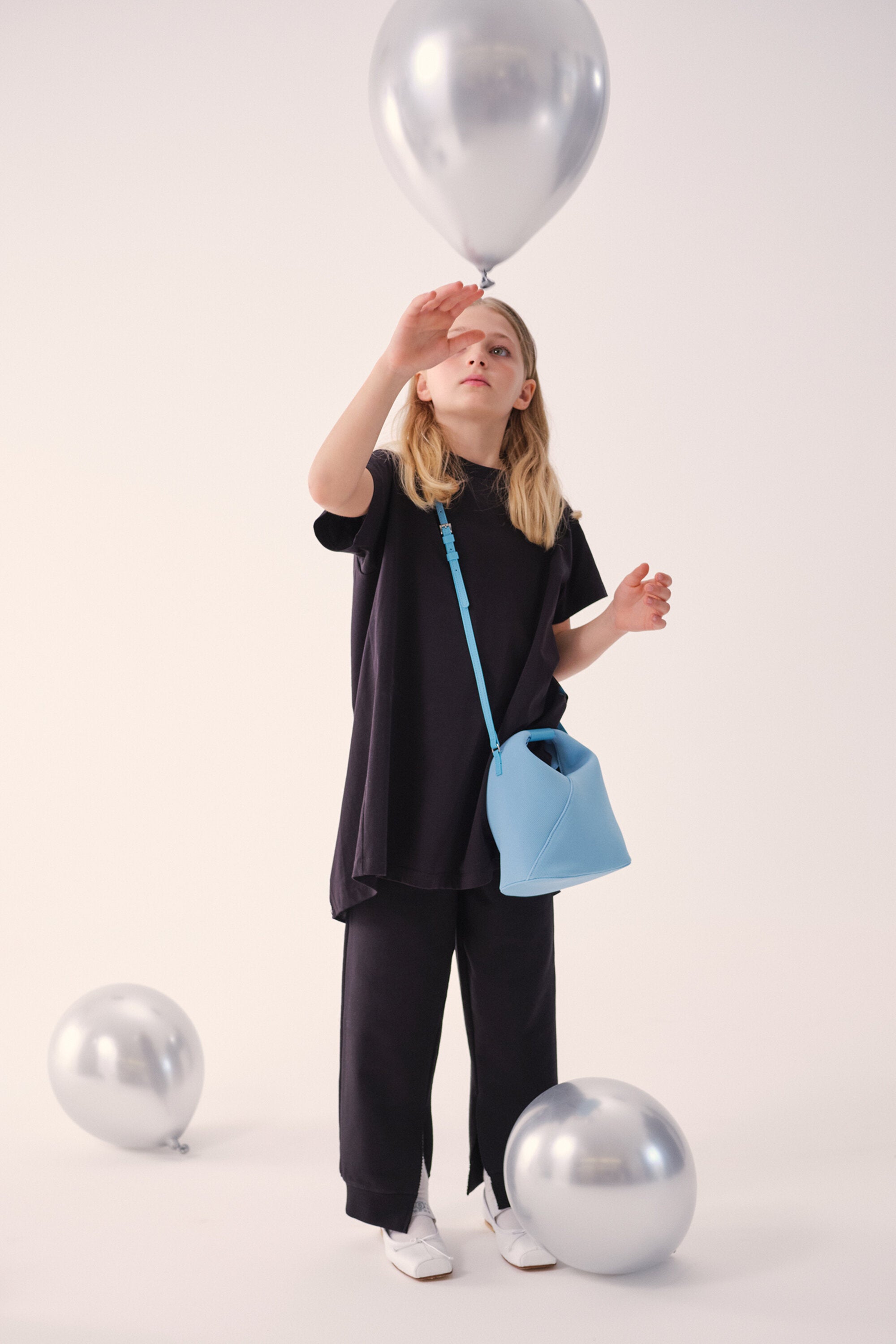 Cross-body bag with logo