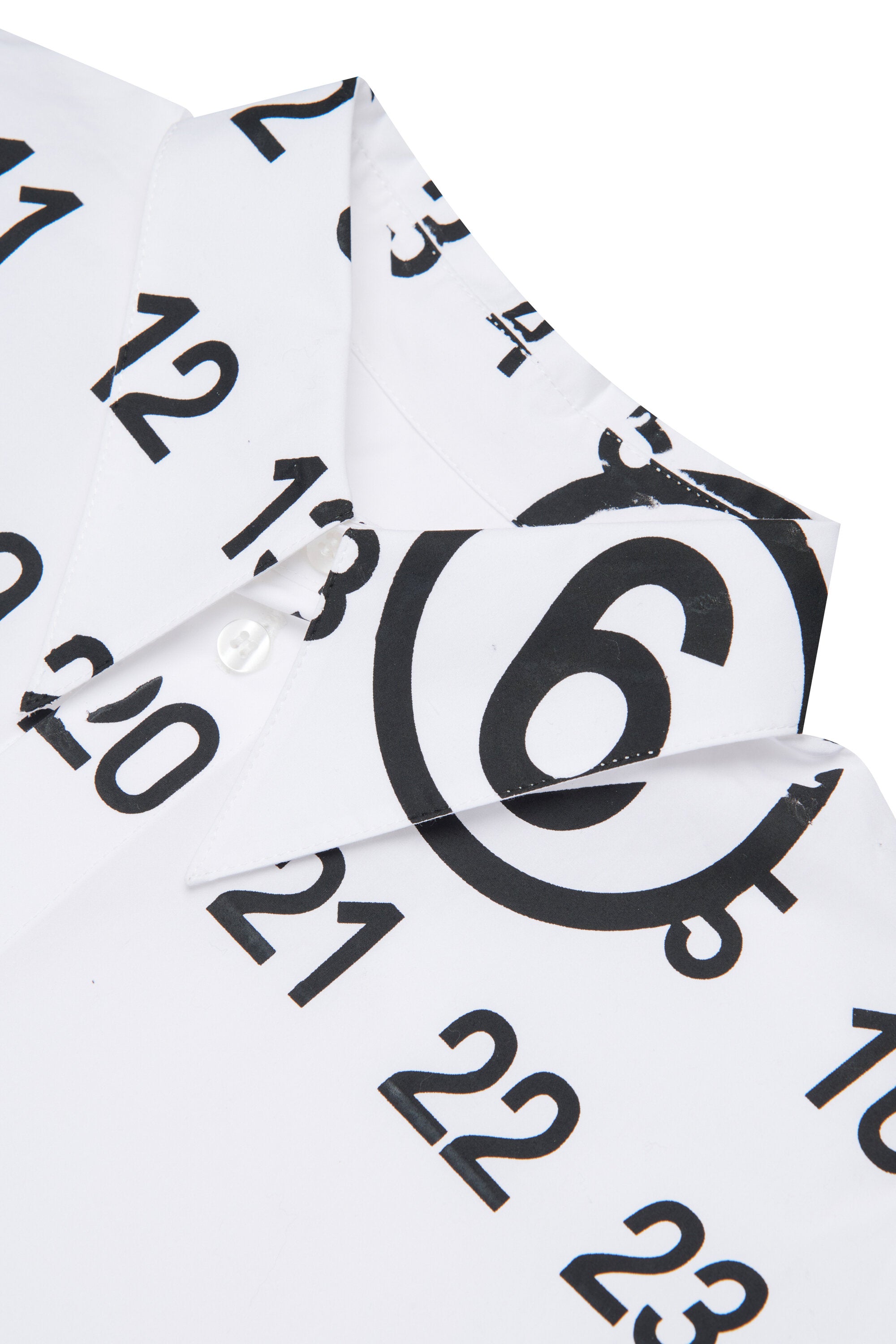 Shirt dress with logo