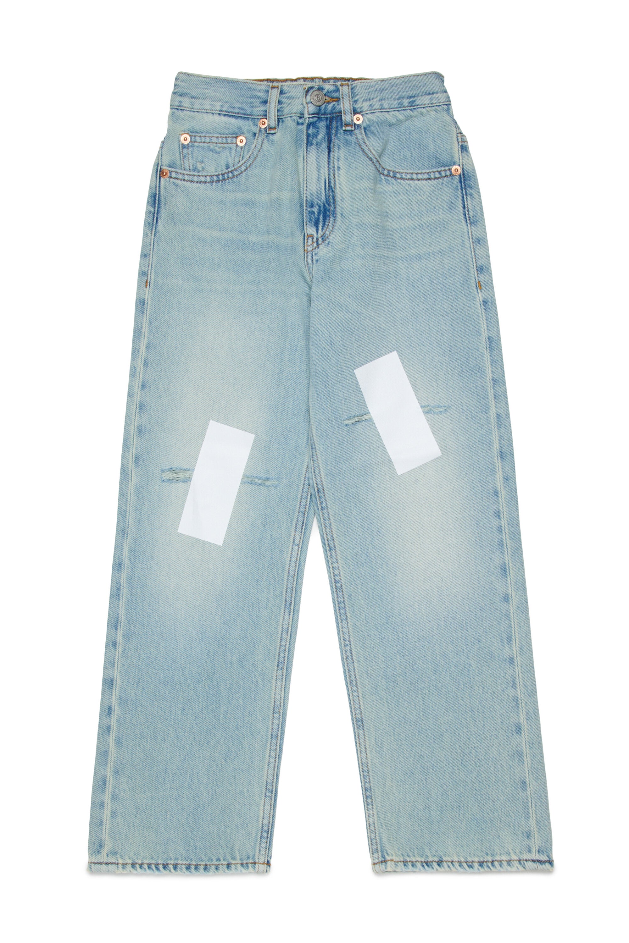 Regular jeans in light blue wash