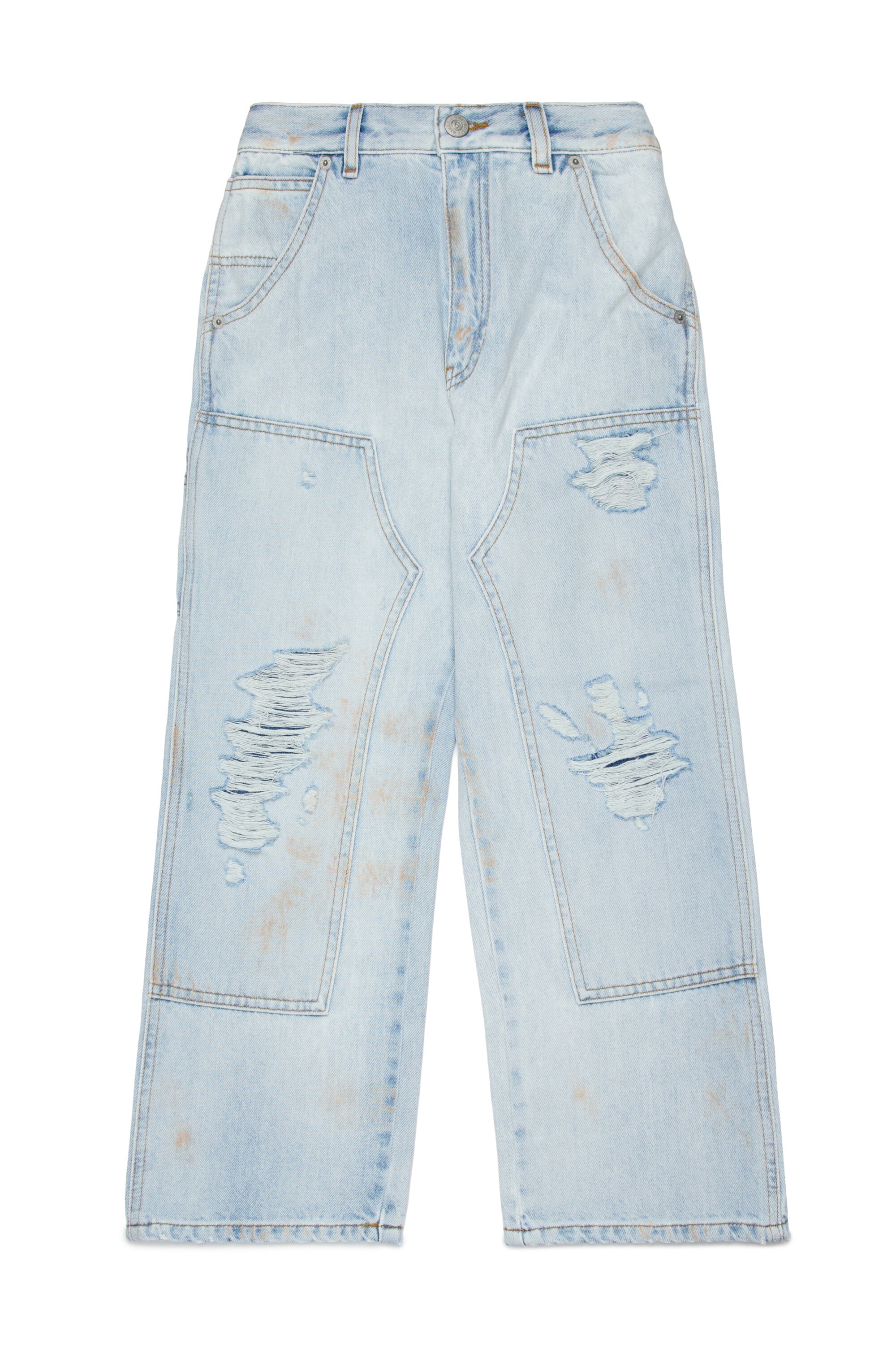 Relaxed jeans in light blue wash