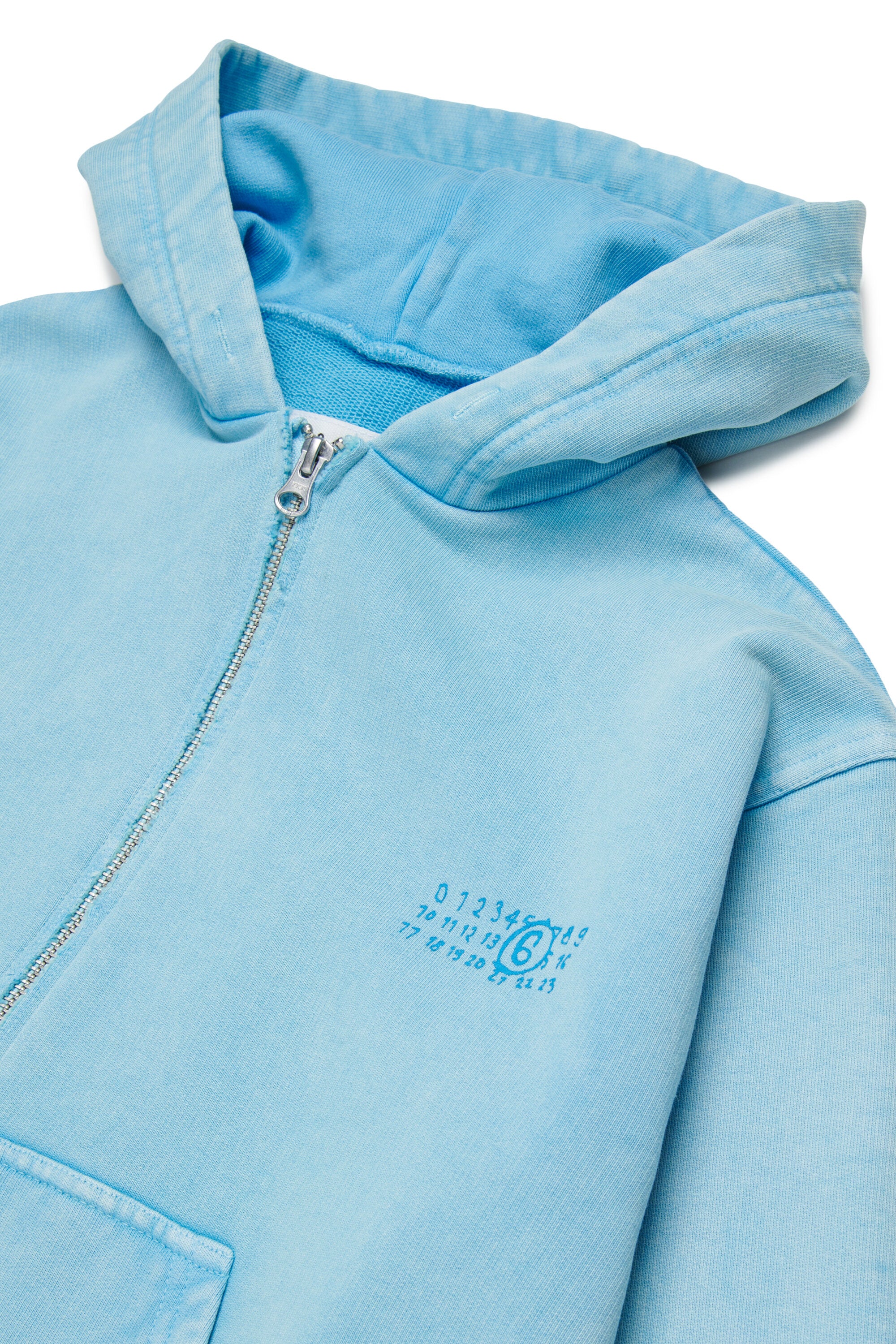 Full-zip sweatshirt with logo