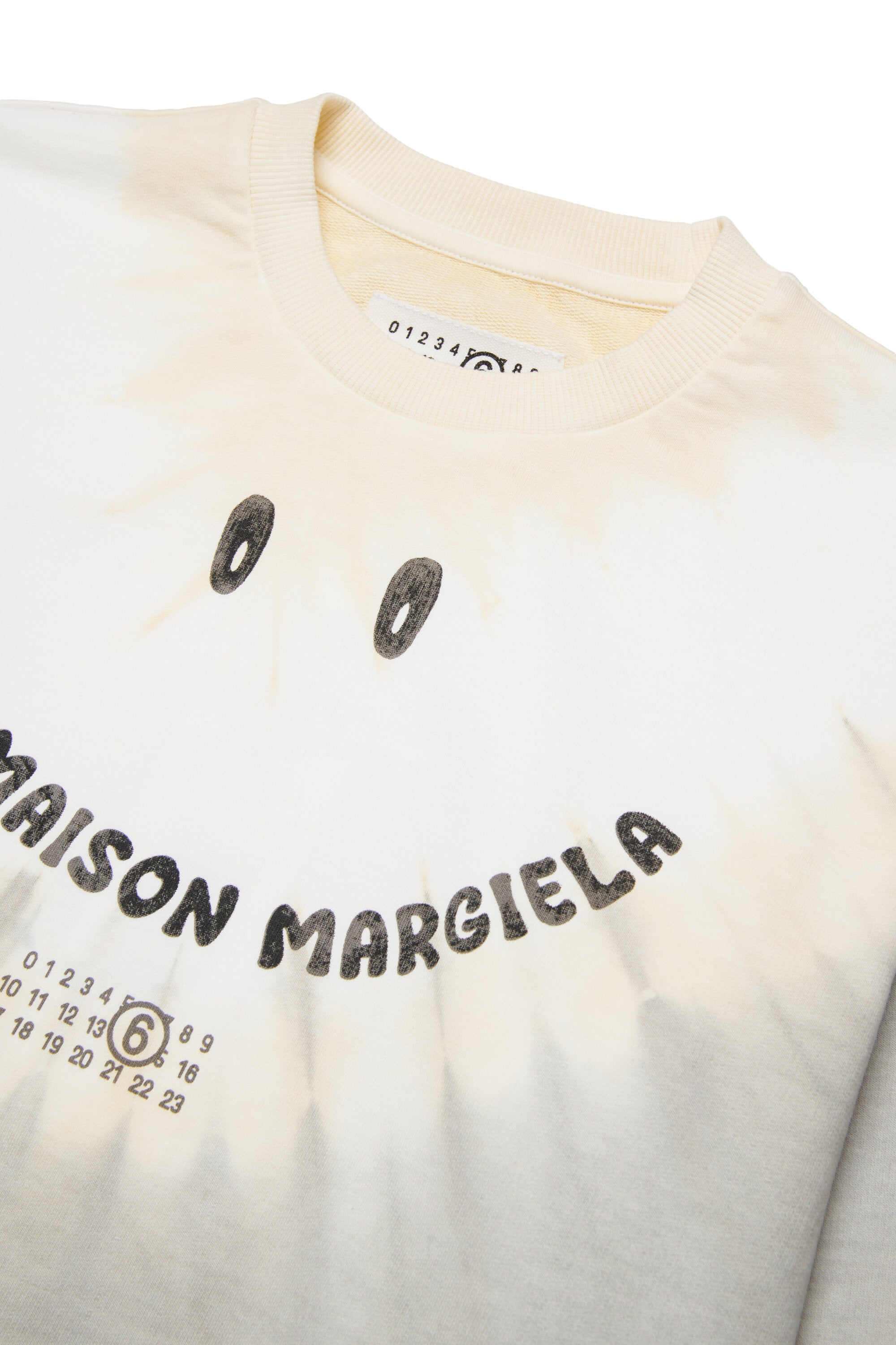 Crew-neck sweatshirt with funny logo