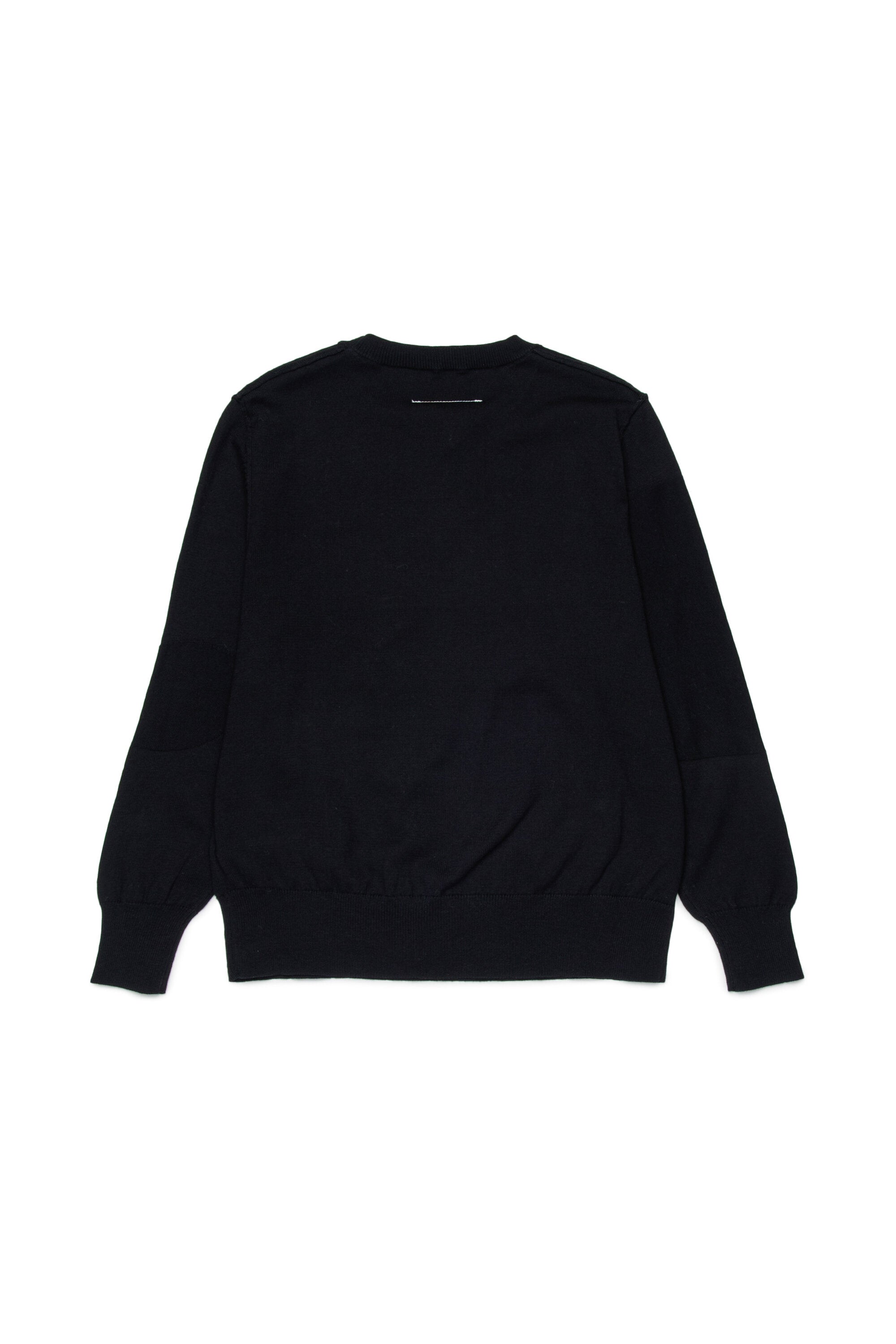 Crewneck pullover with numeric logo
