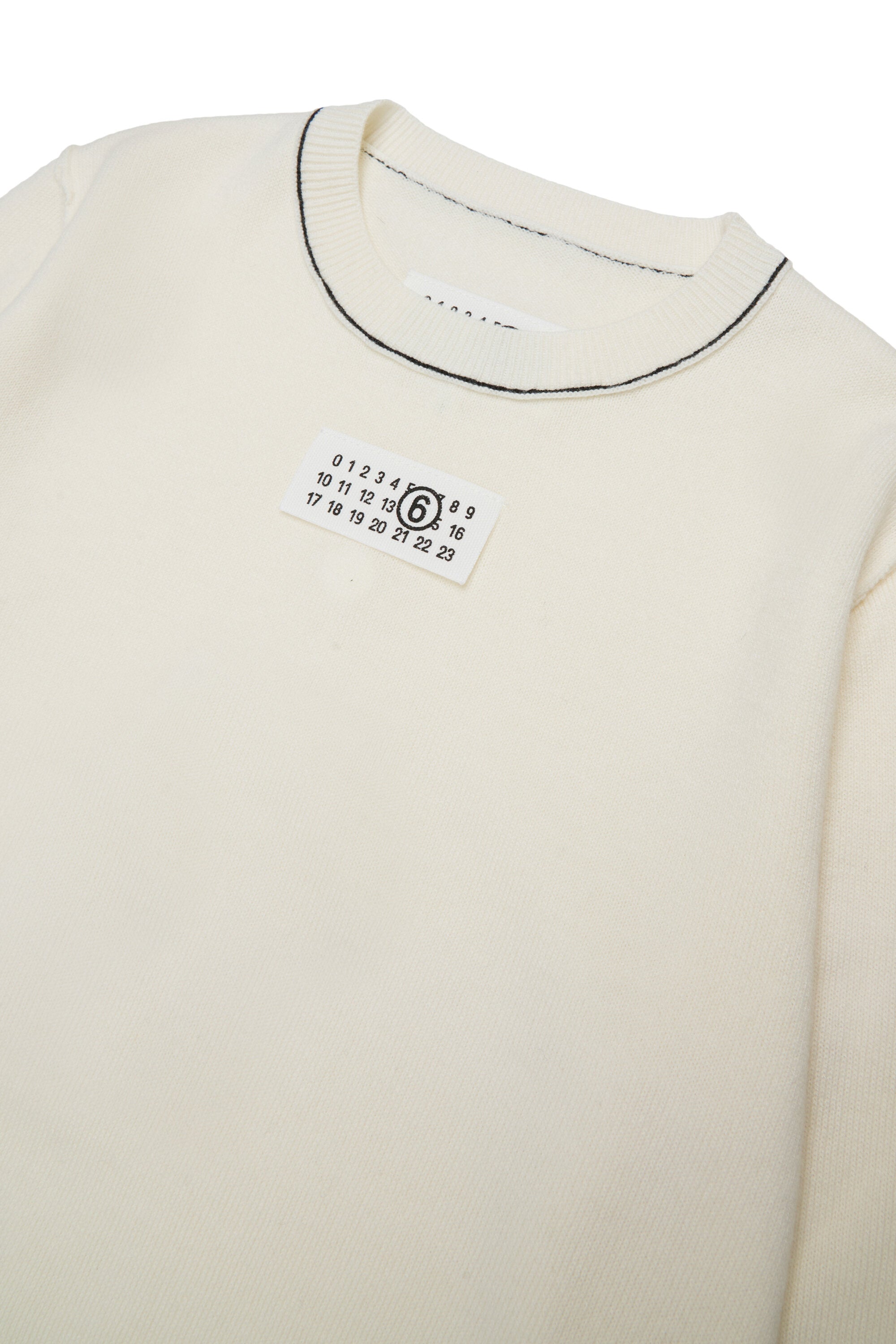 Wool-blend crewneck sweater