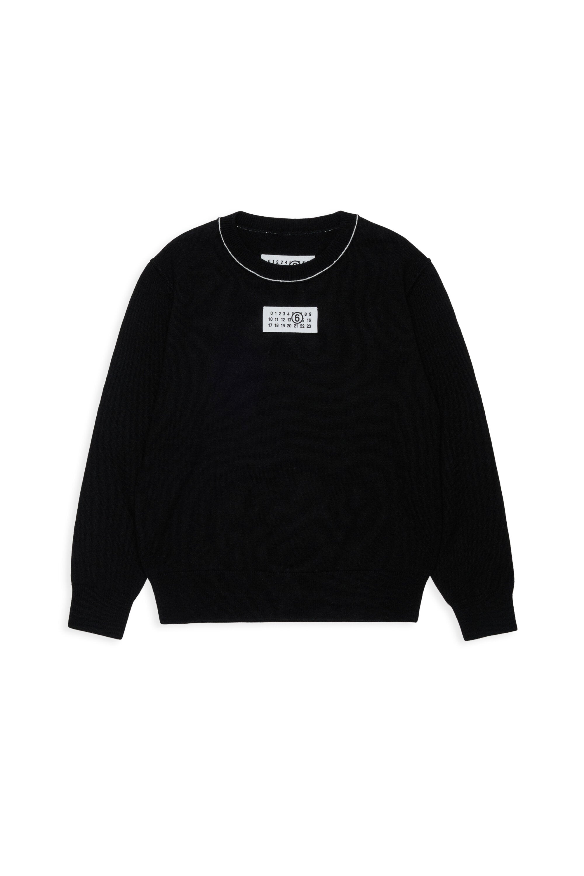 Wool-blend crewneck sweater