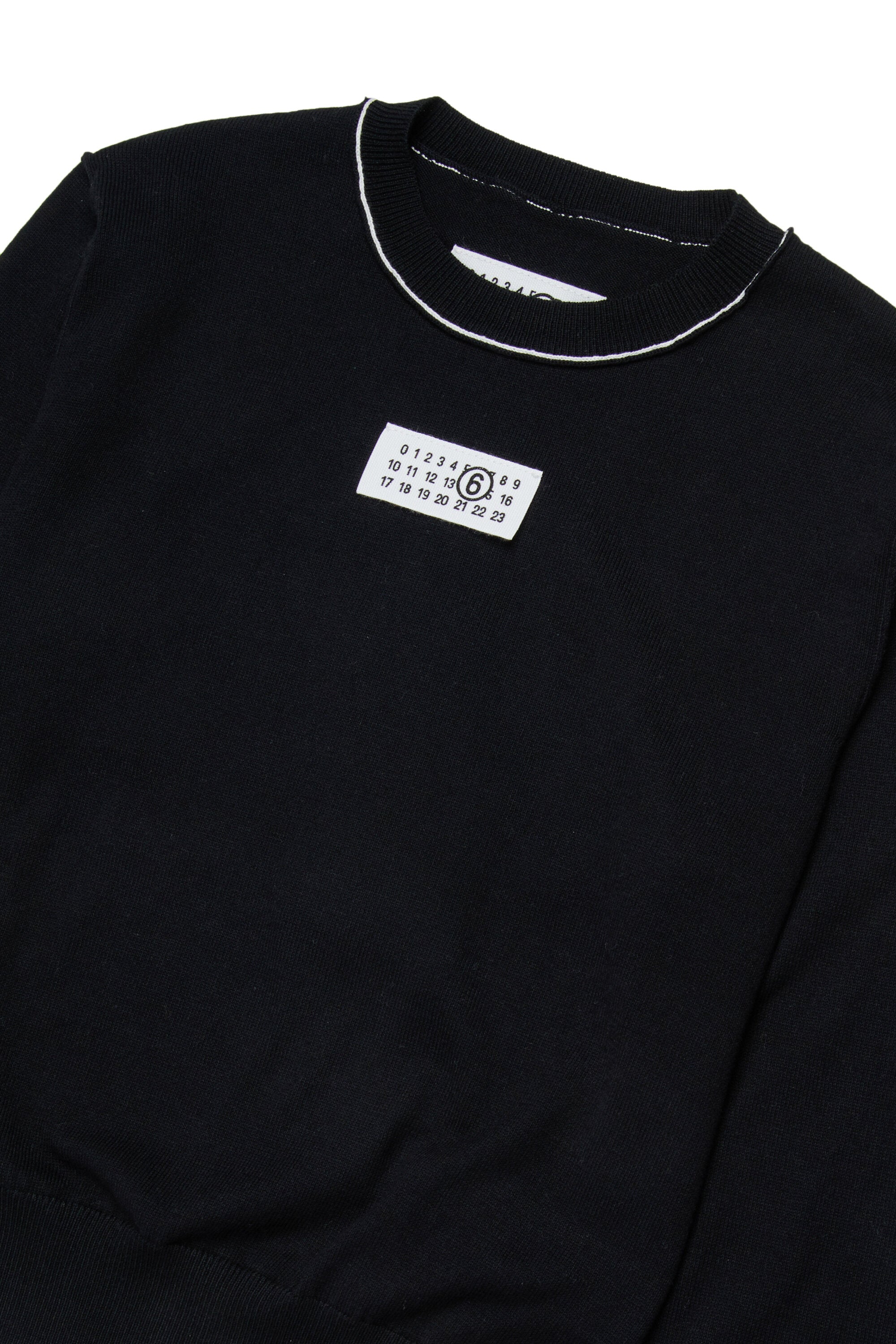 Crew-neck pullover with logo