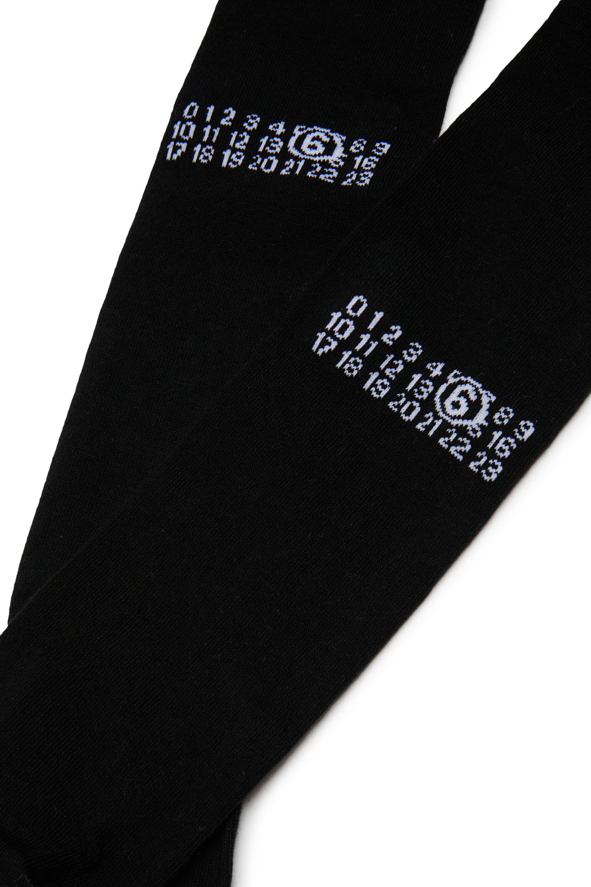 Tights with logo and side stripes