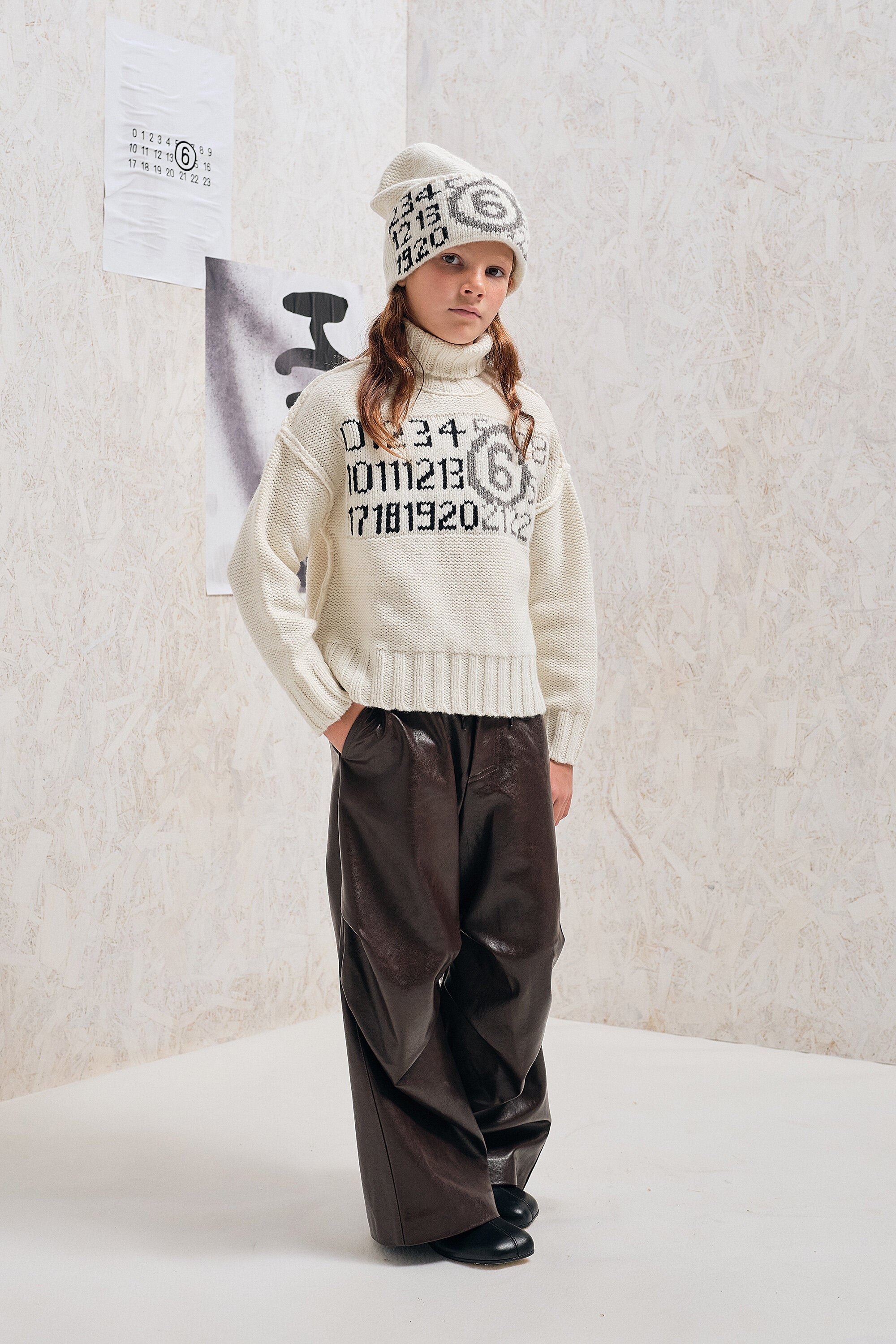 Turtleneck with logo