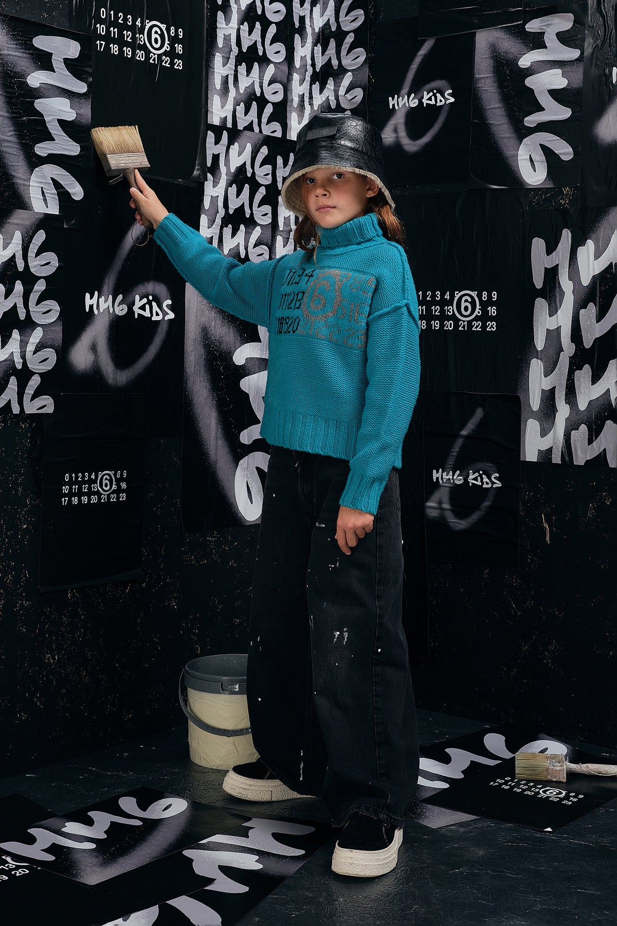 Turtleneck with logo