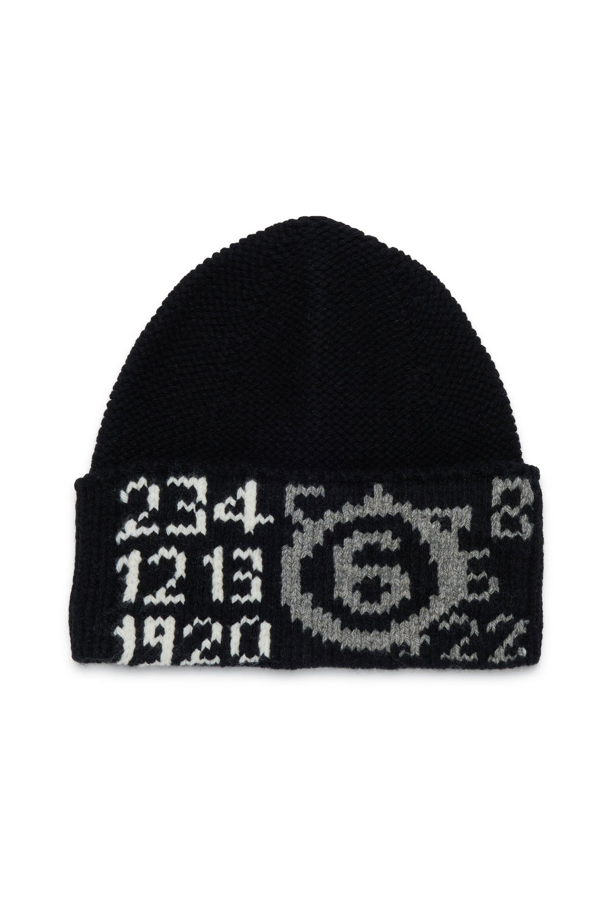 Cap with numeric logo