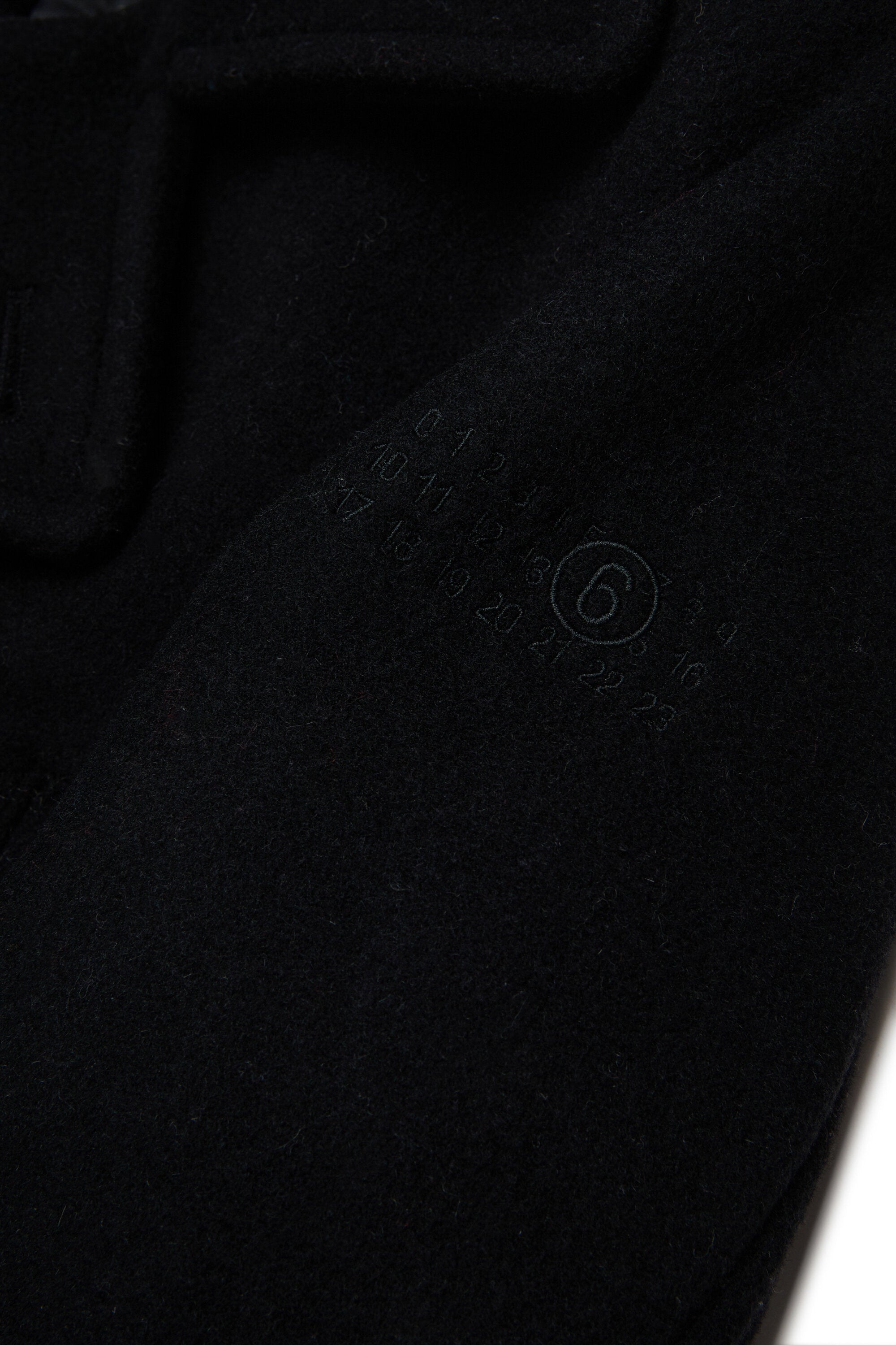 Double-breasted coat in wool blend