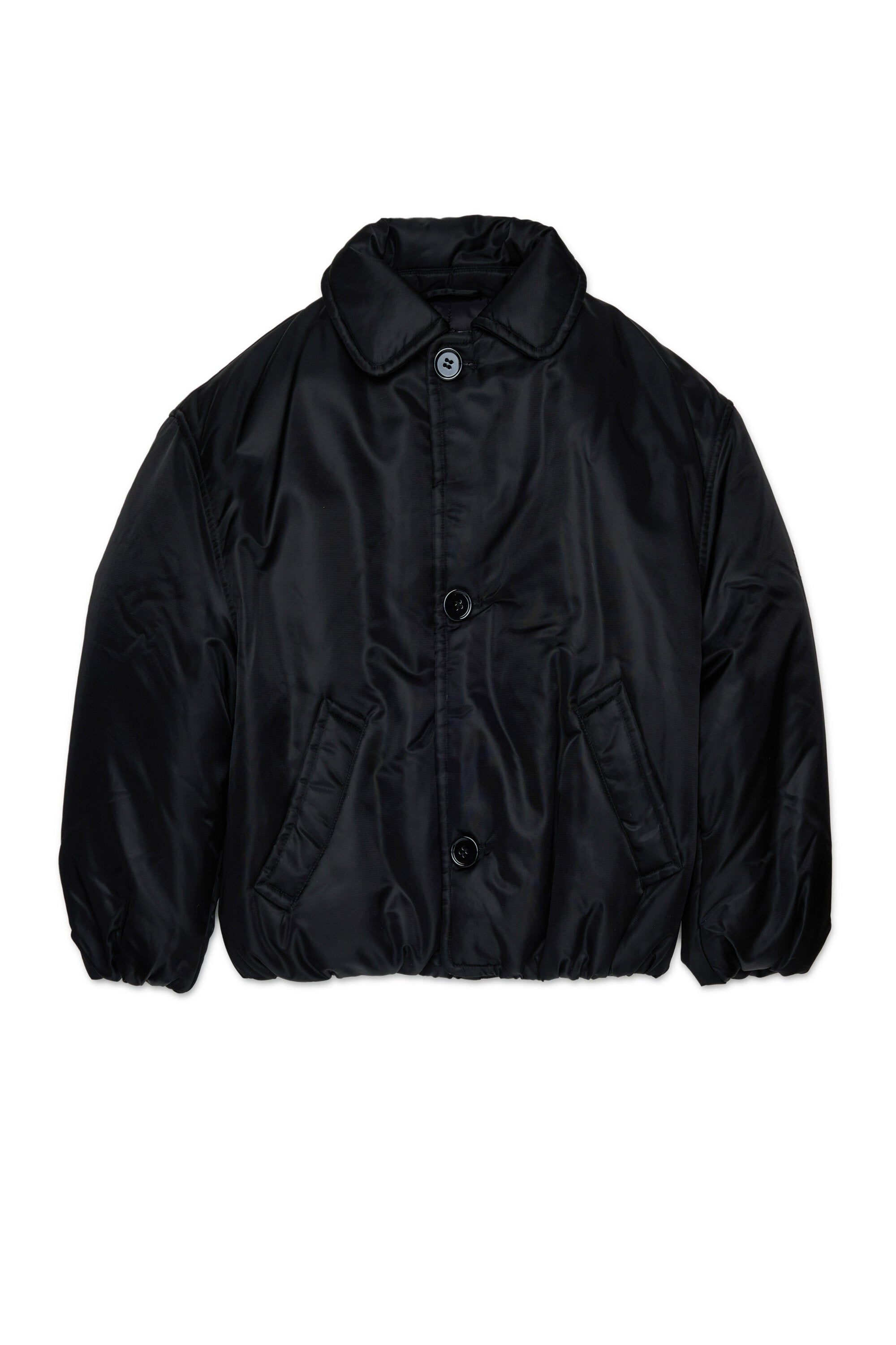 Padded jacket with buttons