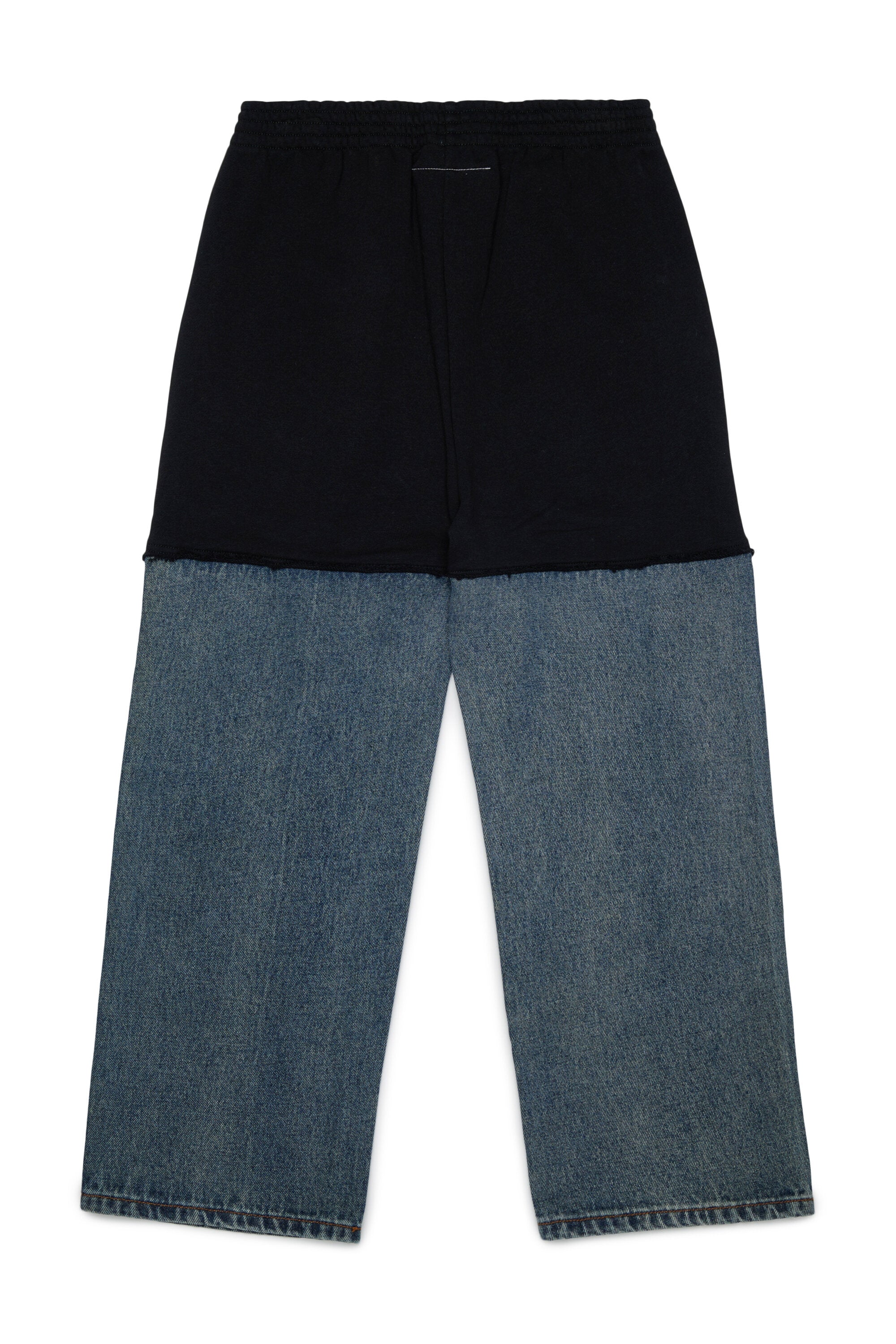 Sweatpants and denim pants