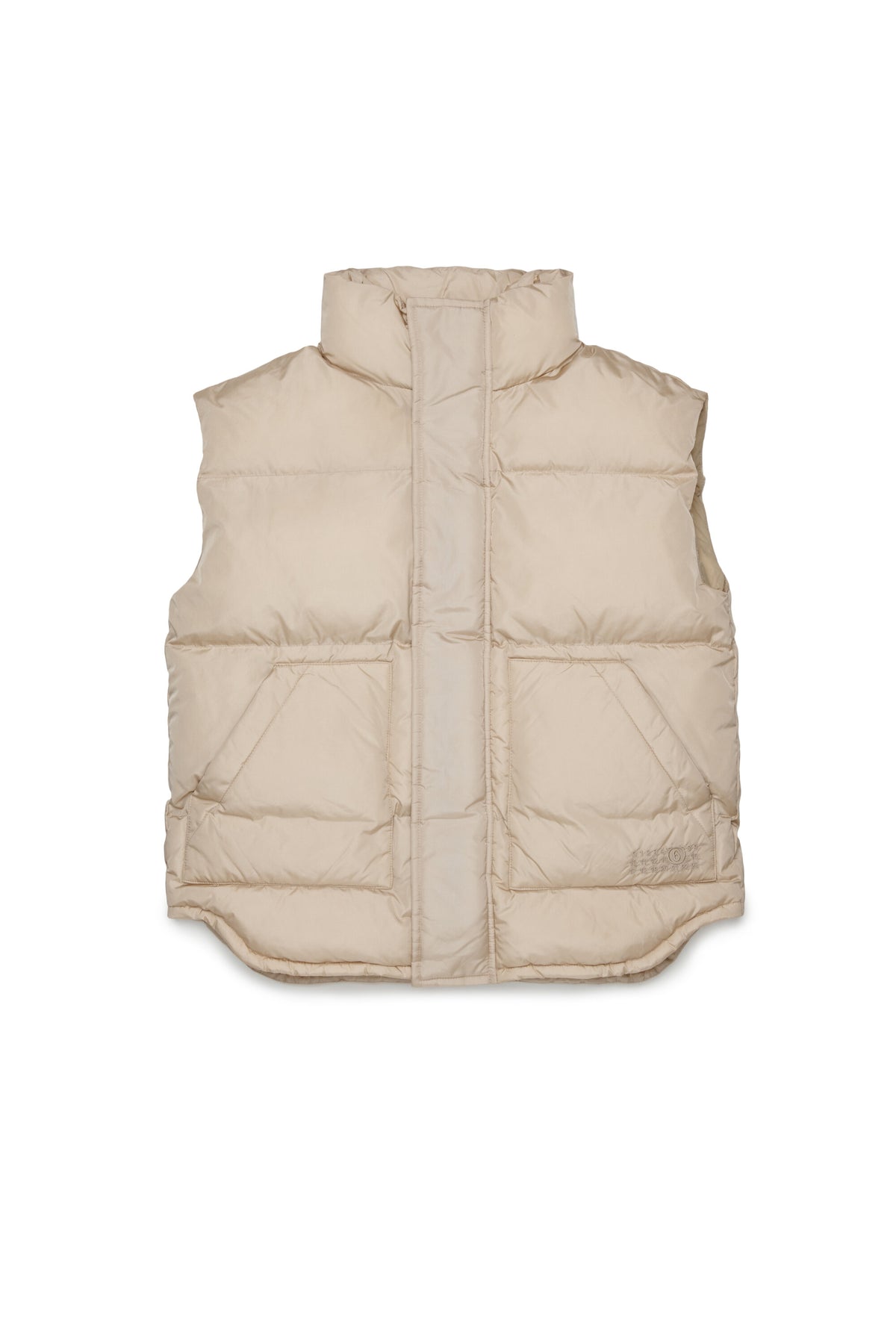 Padded jacket with logo