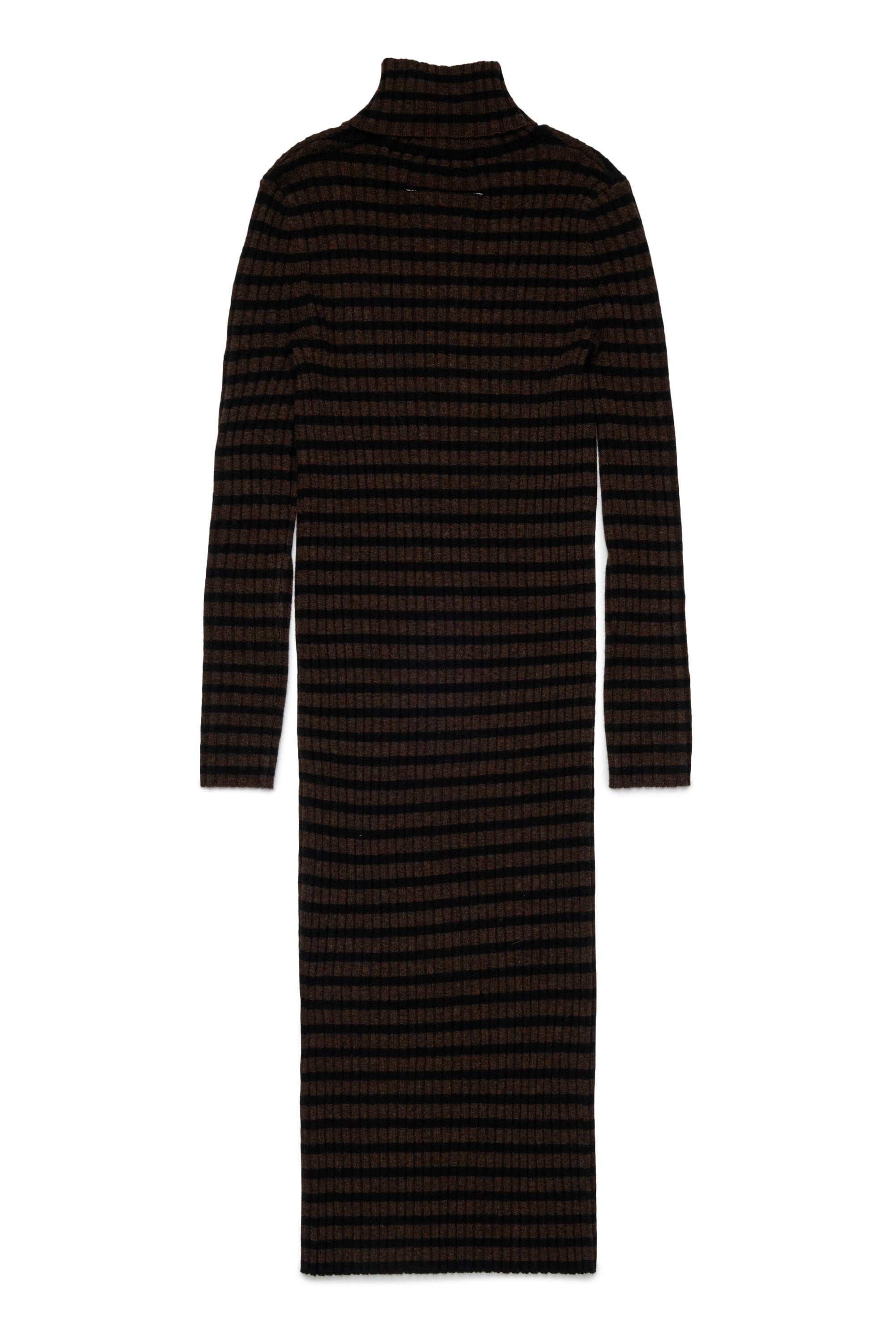 Striped dress with logo