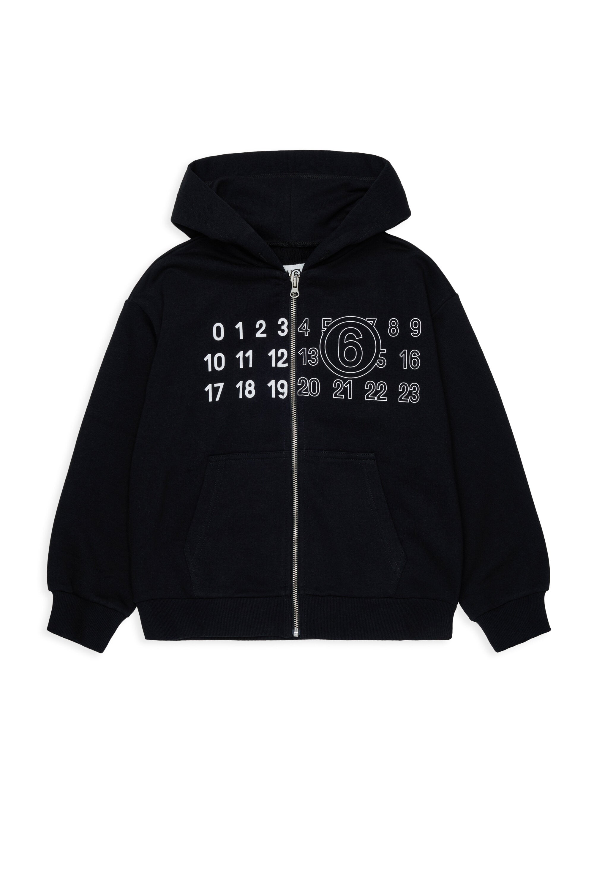 Zip-up sweatshirt with logo