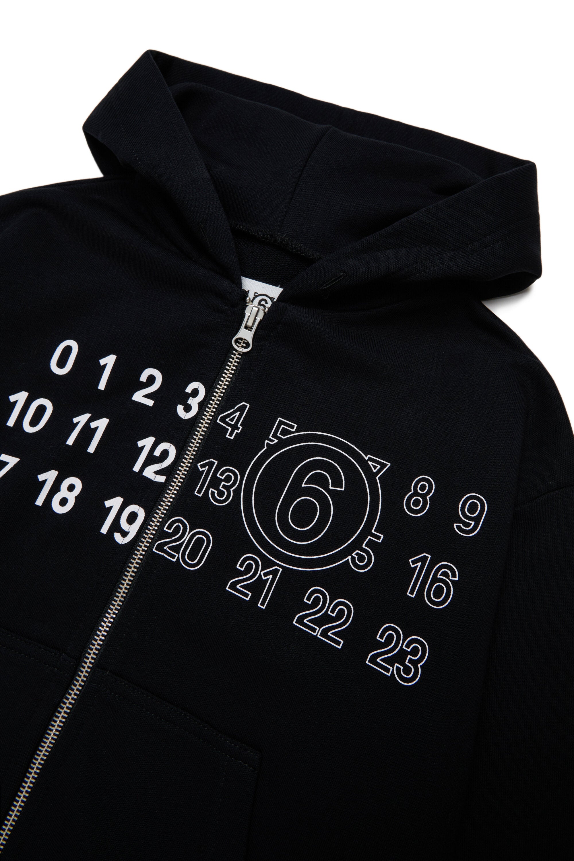 Zip-up sweatshirt with logo