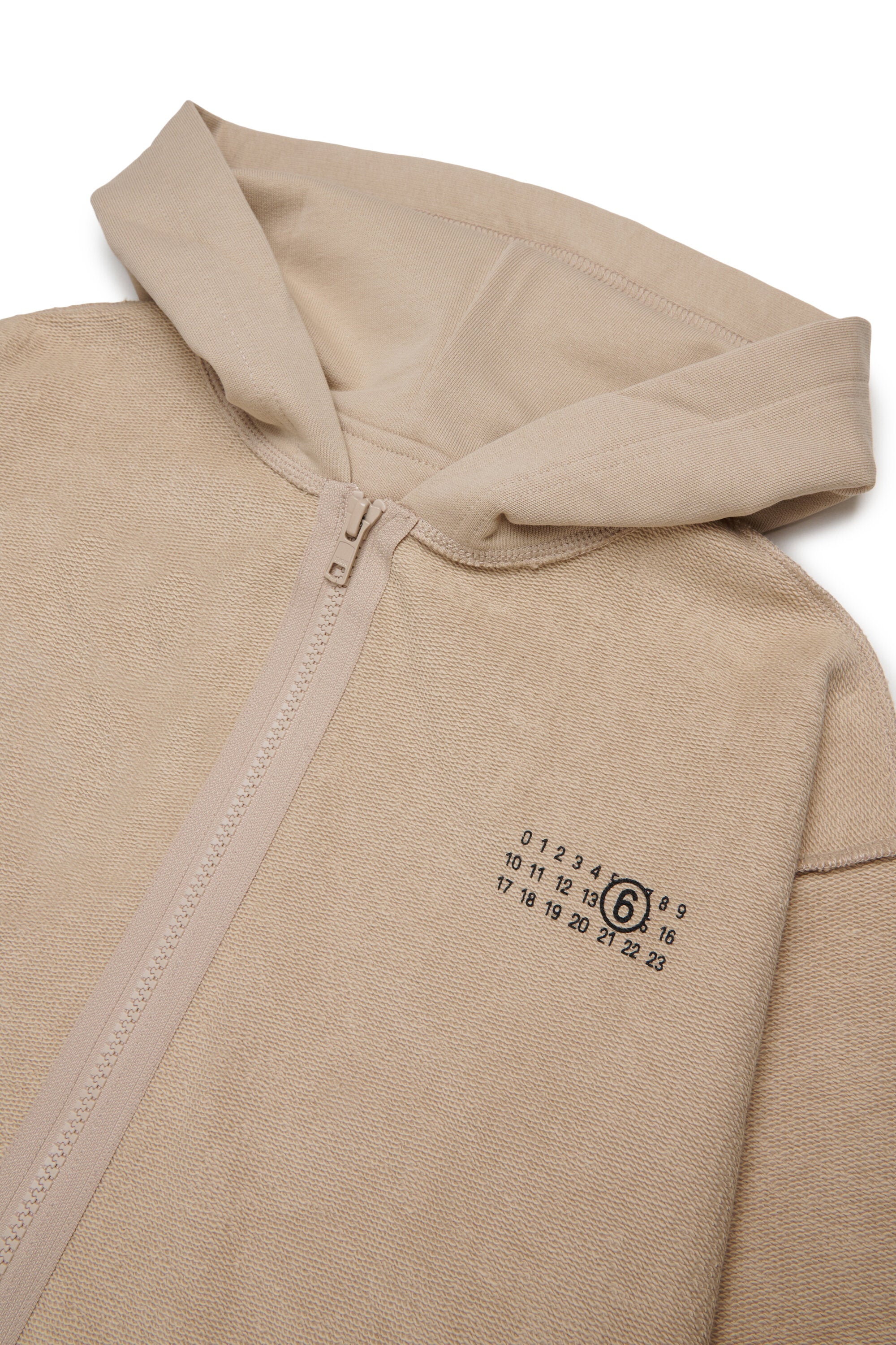 Zip sweatshirt with logo