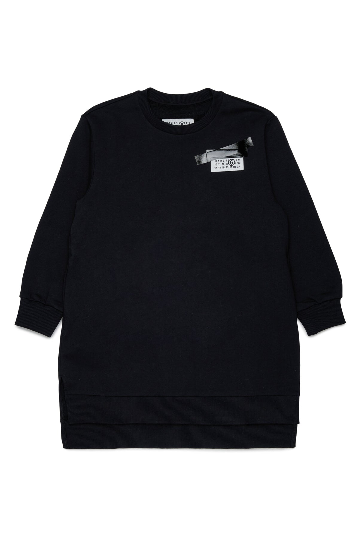 Fleece dress with logo