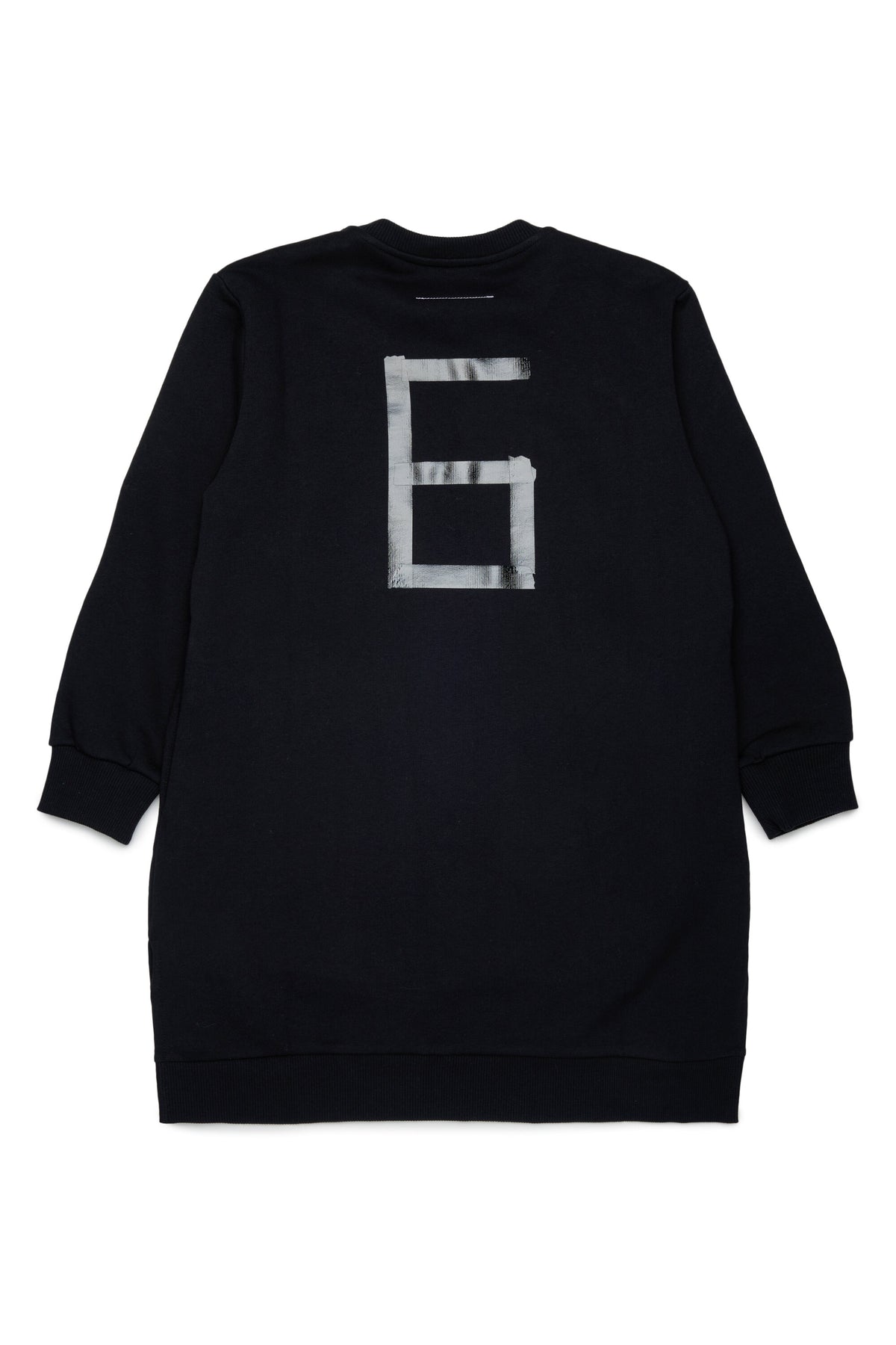 Fleece dress with logo