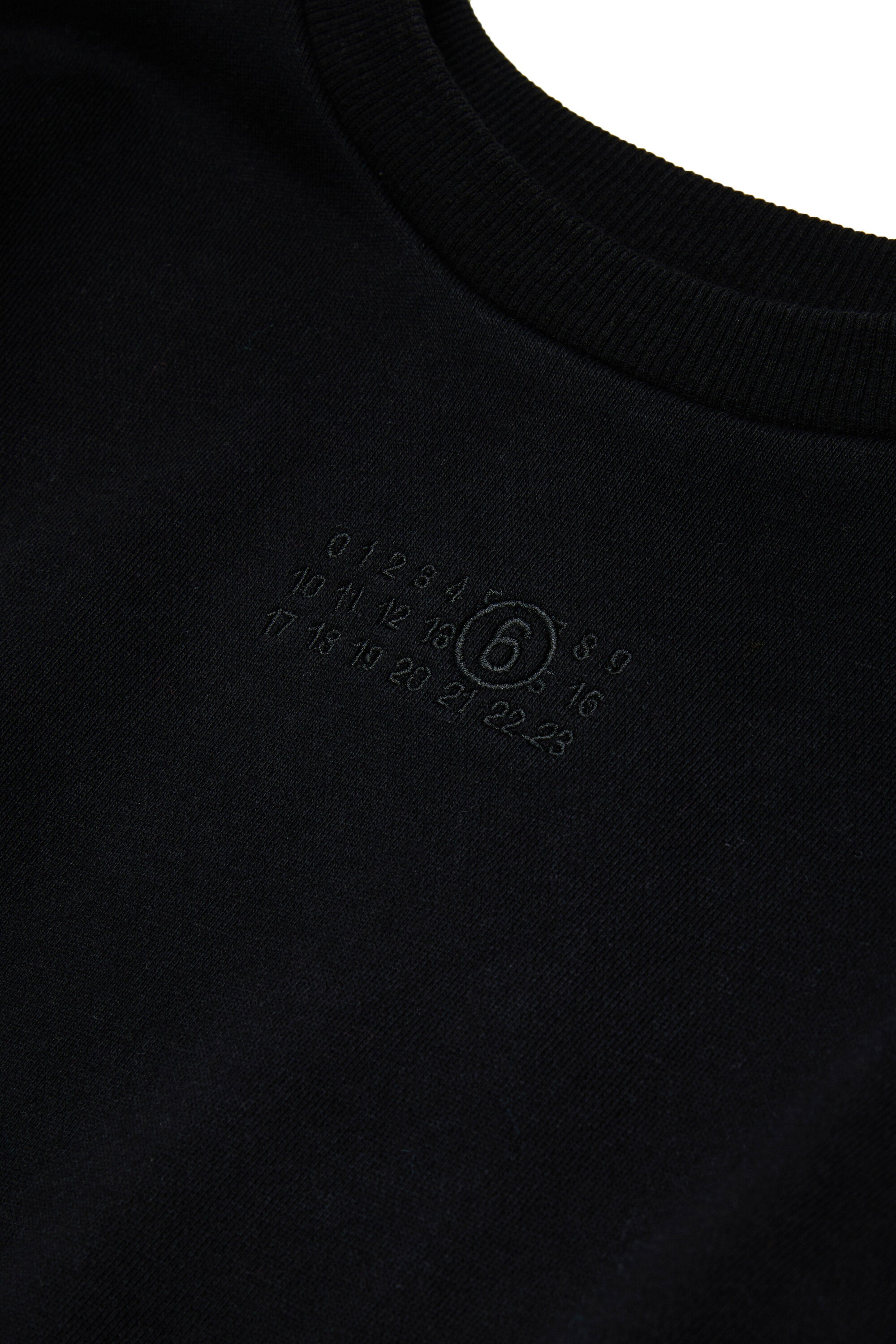 Sweatshirt and denim dress with logo