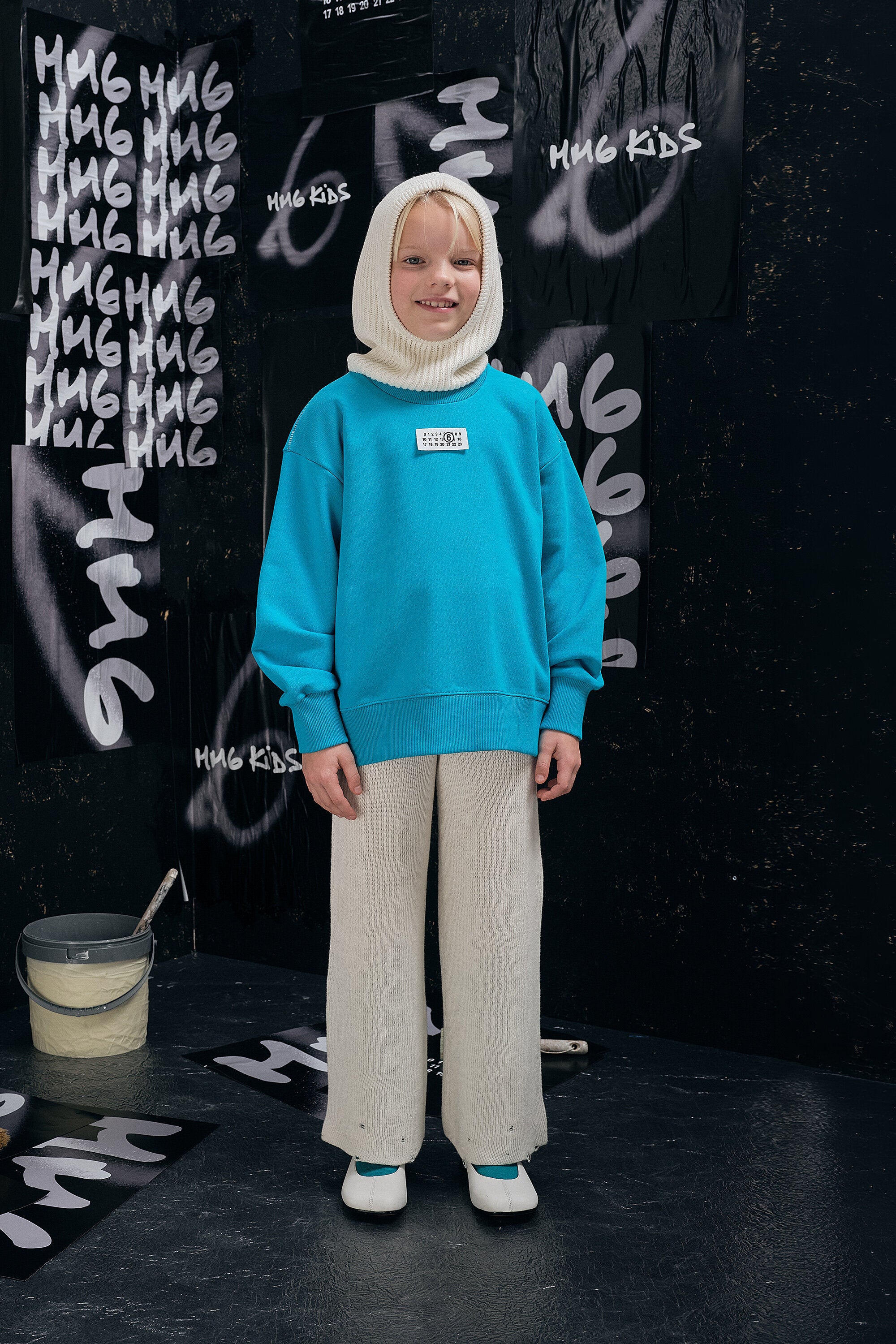 Crew-neck sweatshirt with logo