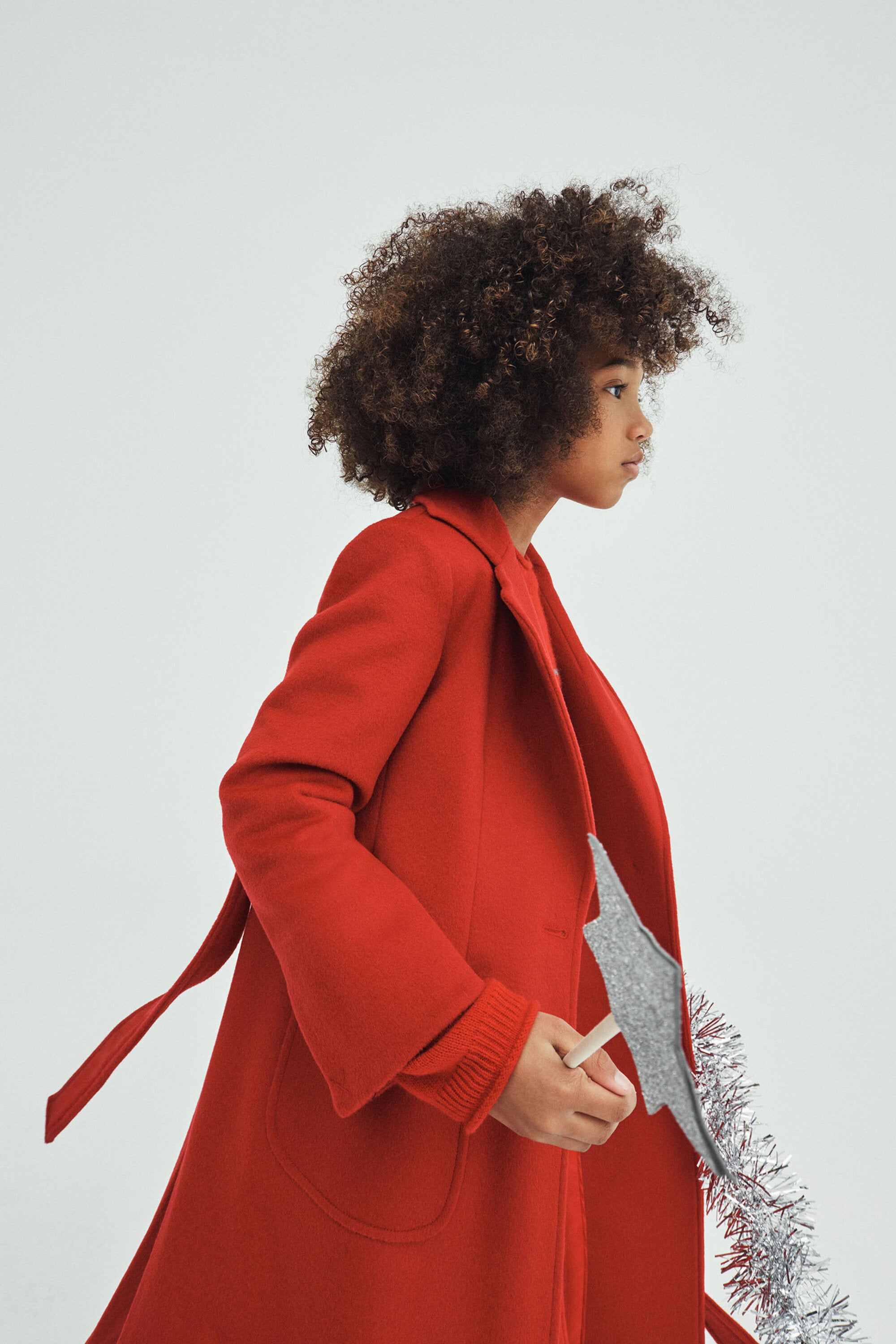 Runaway wool coat