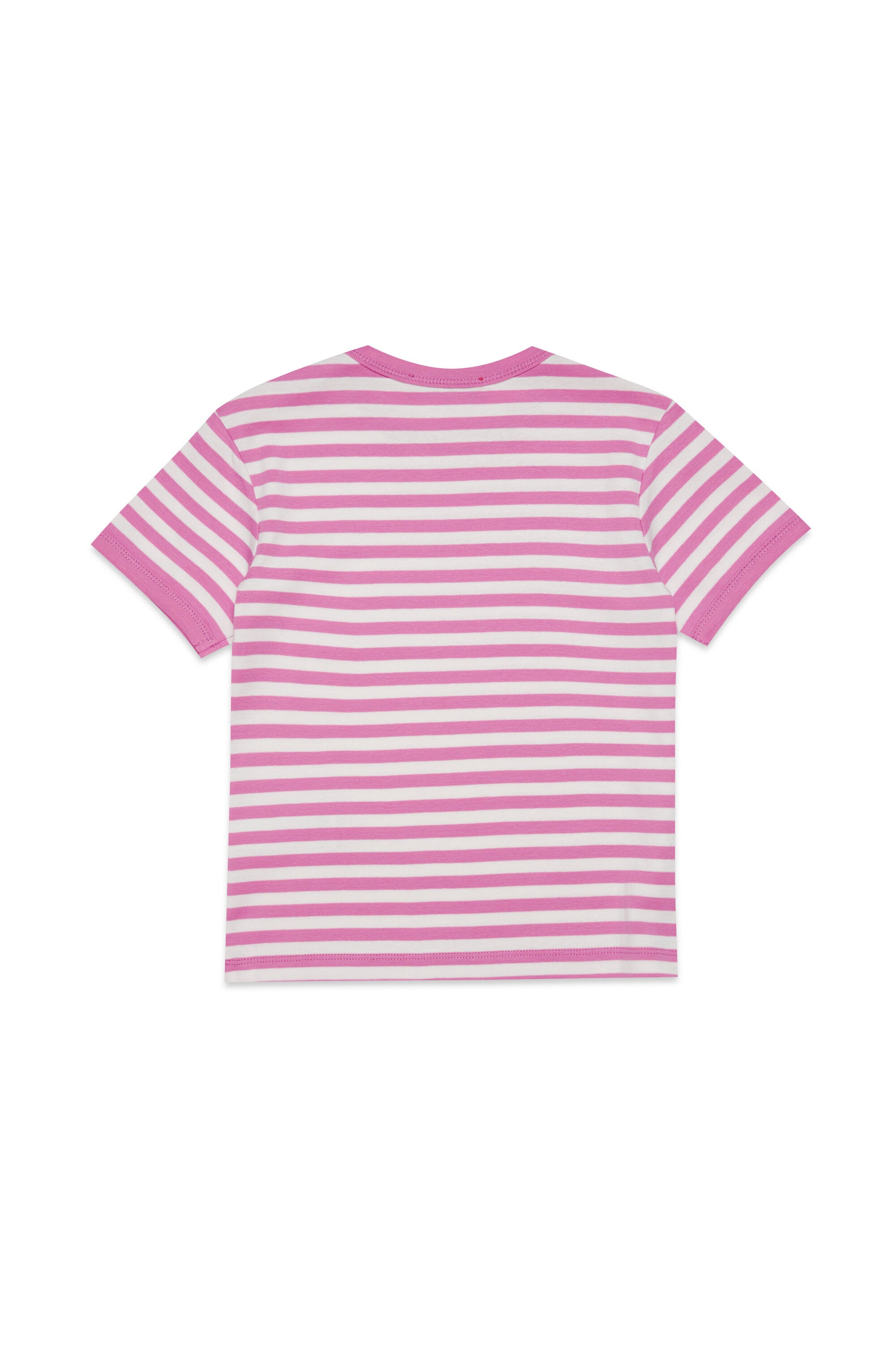 Striped T-shirt with logo