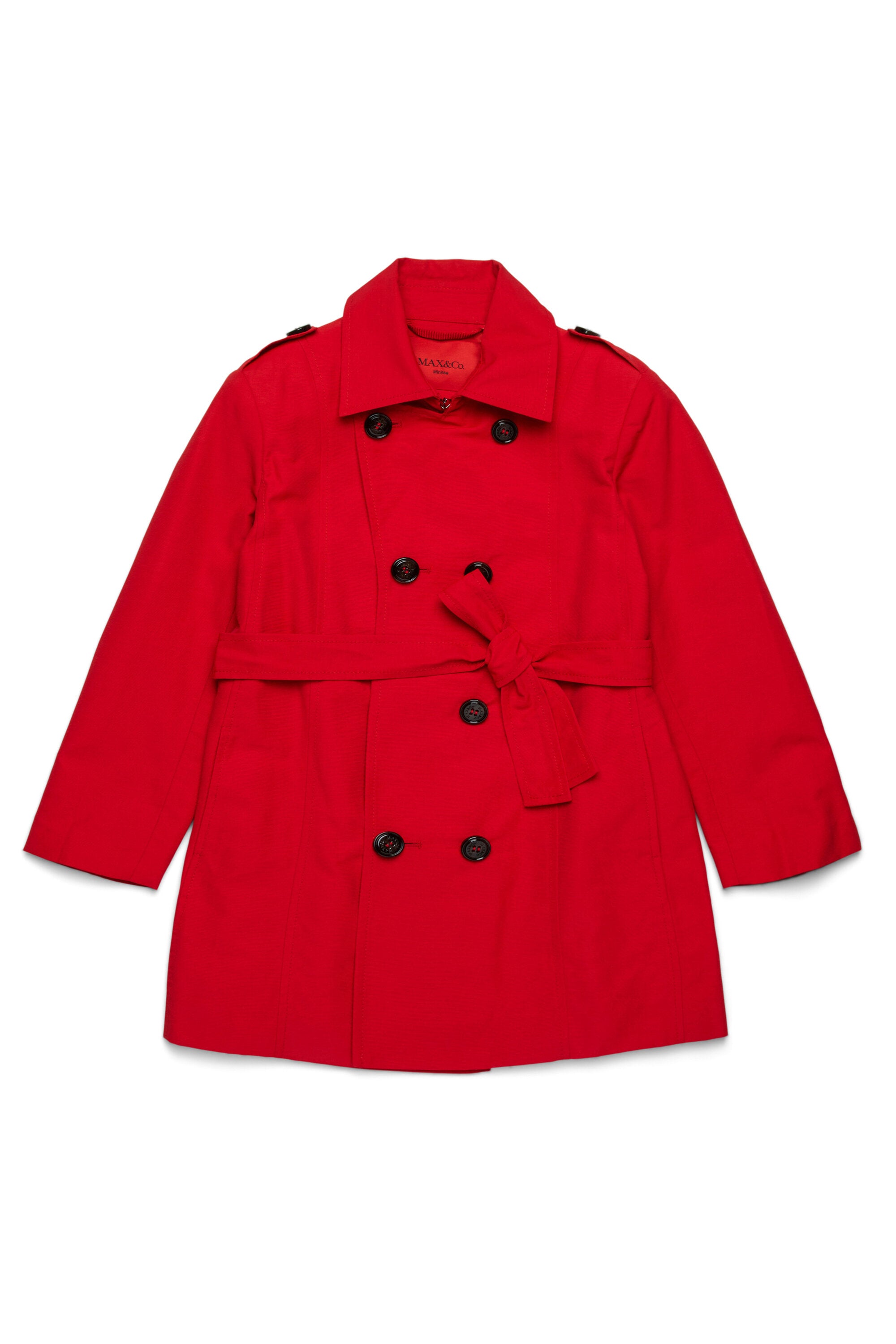 Technical cotton trench coat