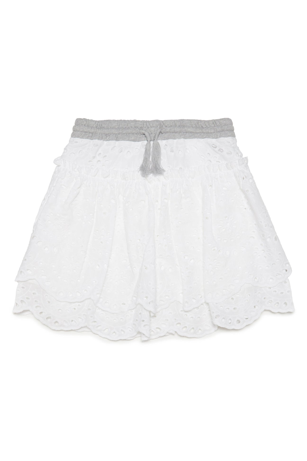Sangallo flounced skirt 