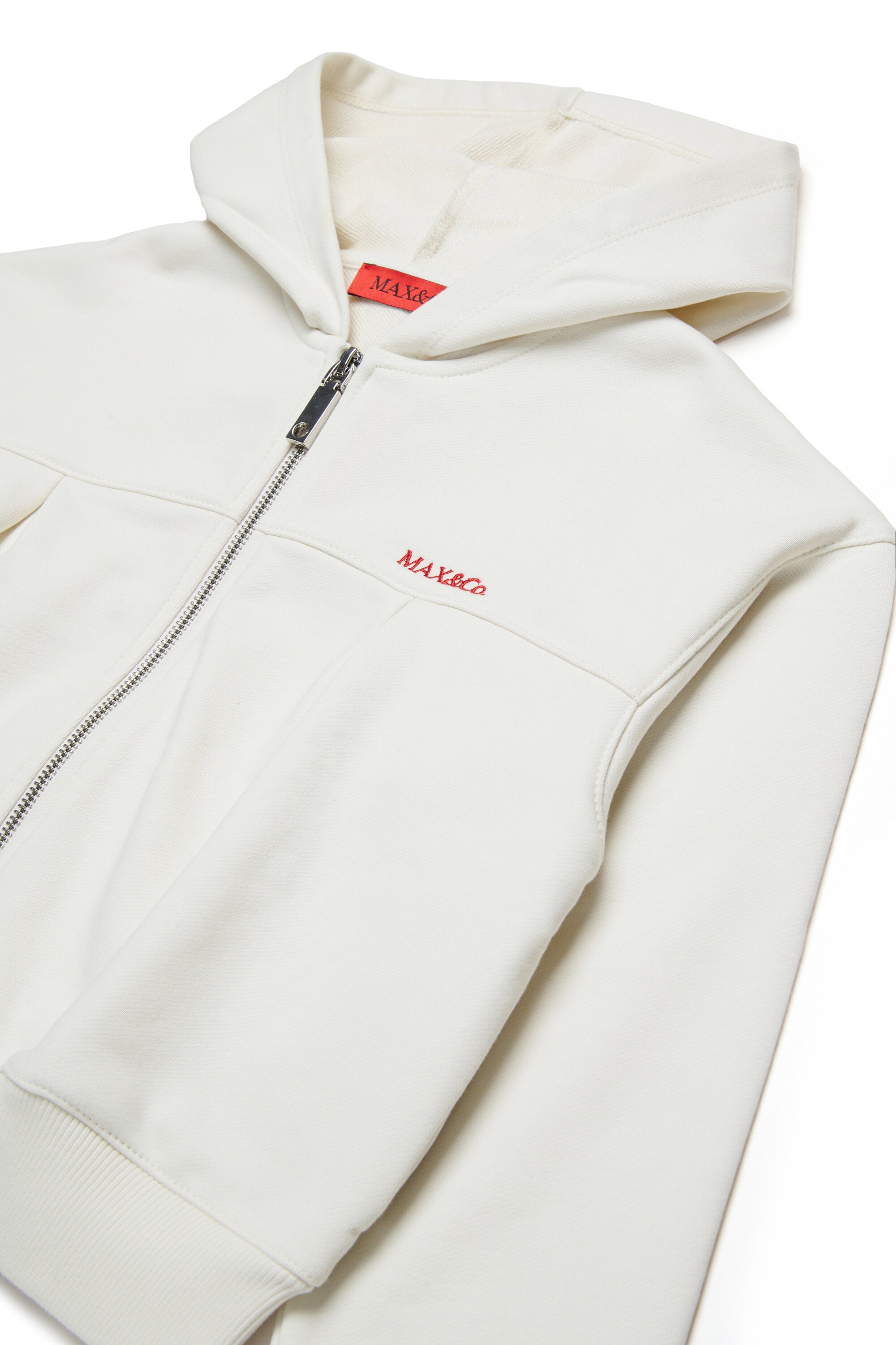 Full-zip sweatshirt with logo