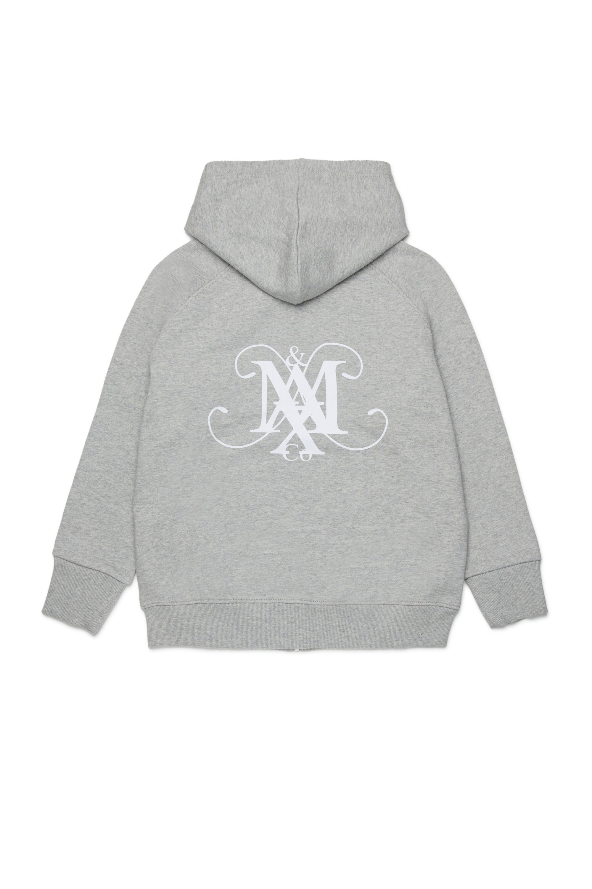 Hoodie with emblem on the back