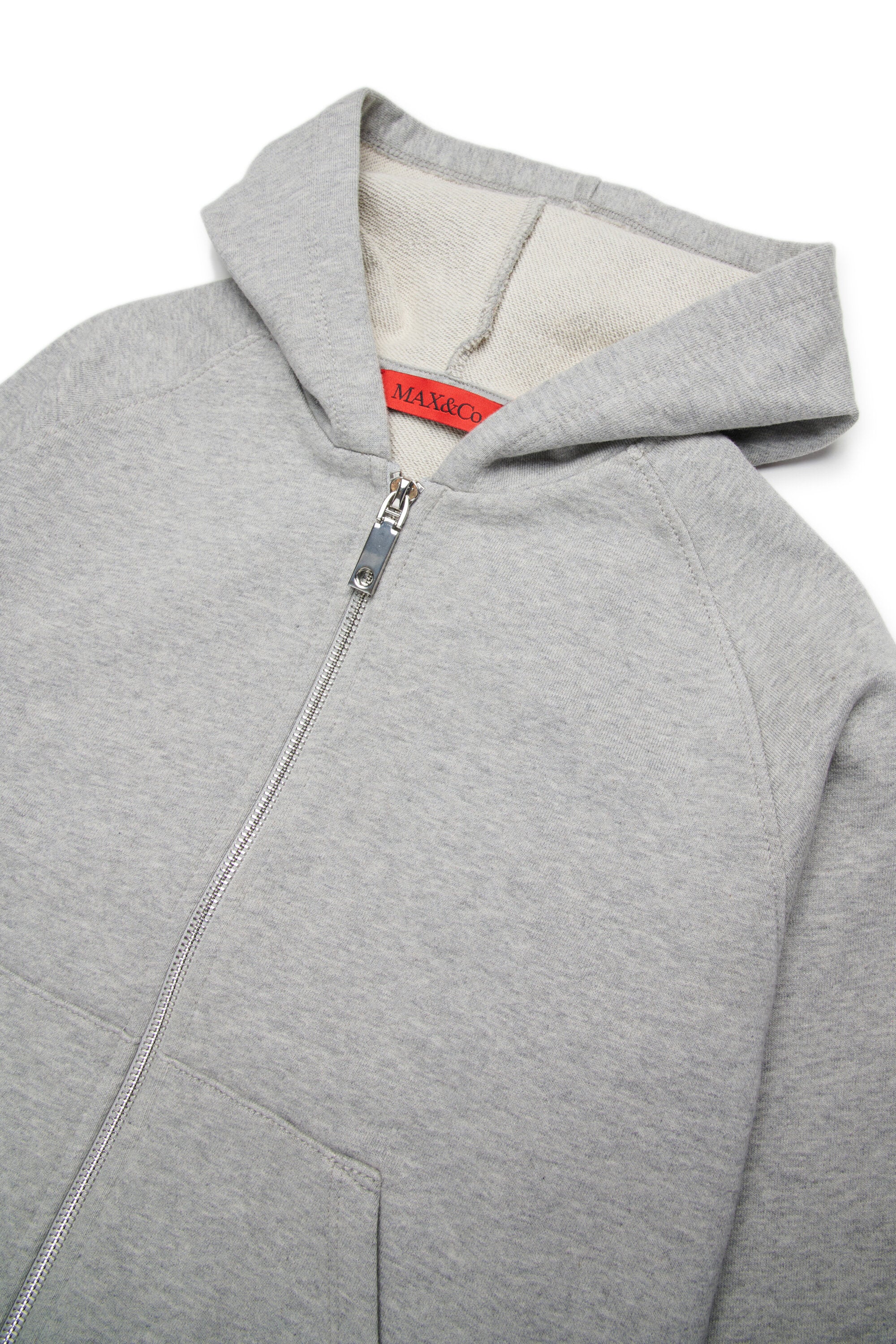 Hoodie with emblem on the back