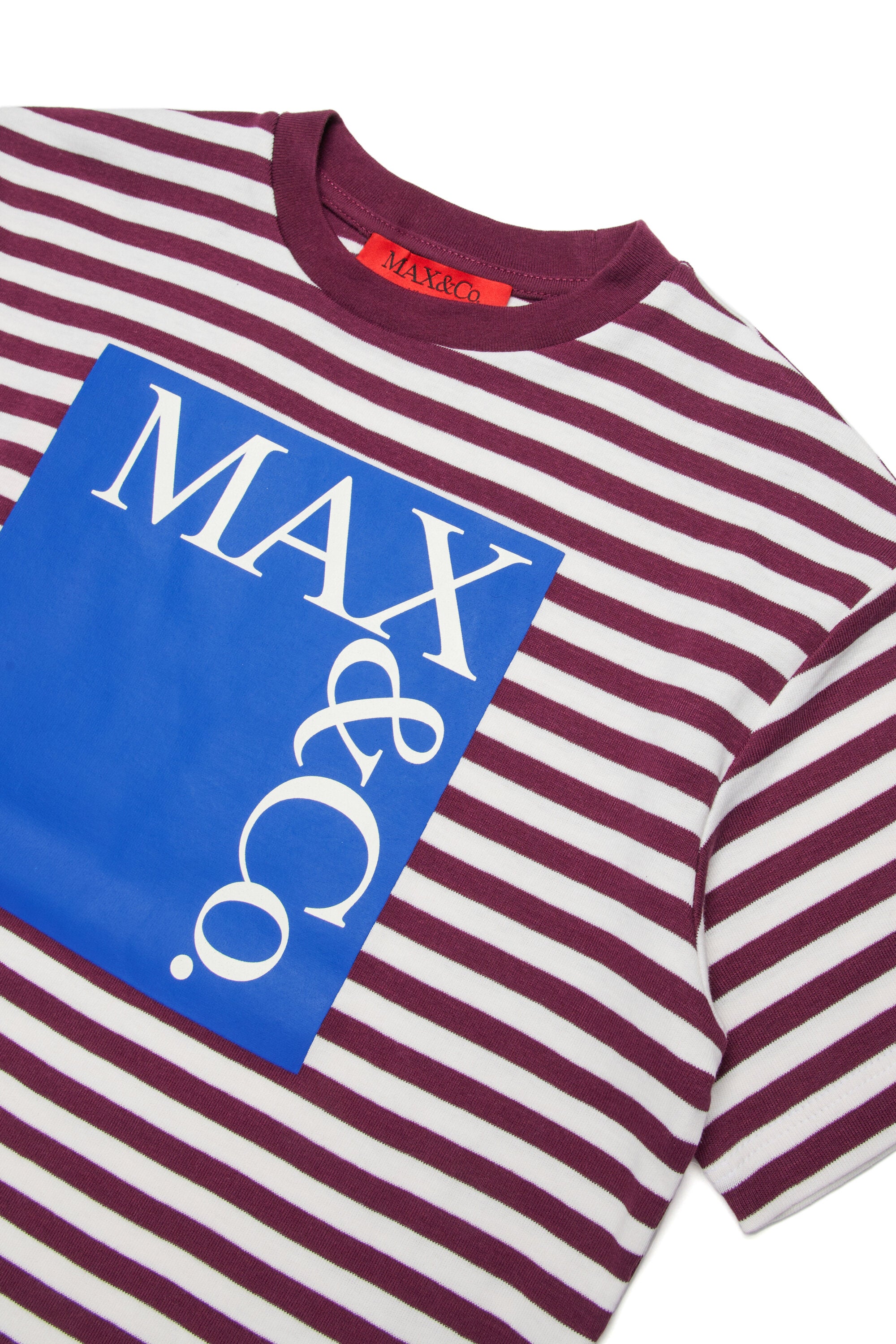 Striped micro ribs T-shirt
