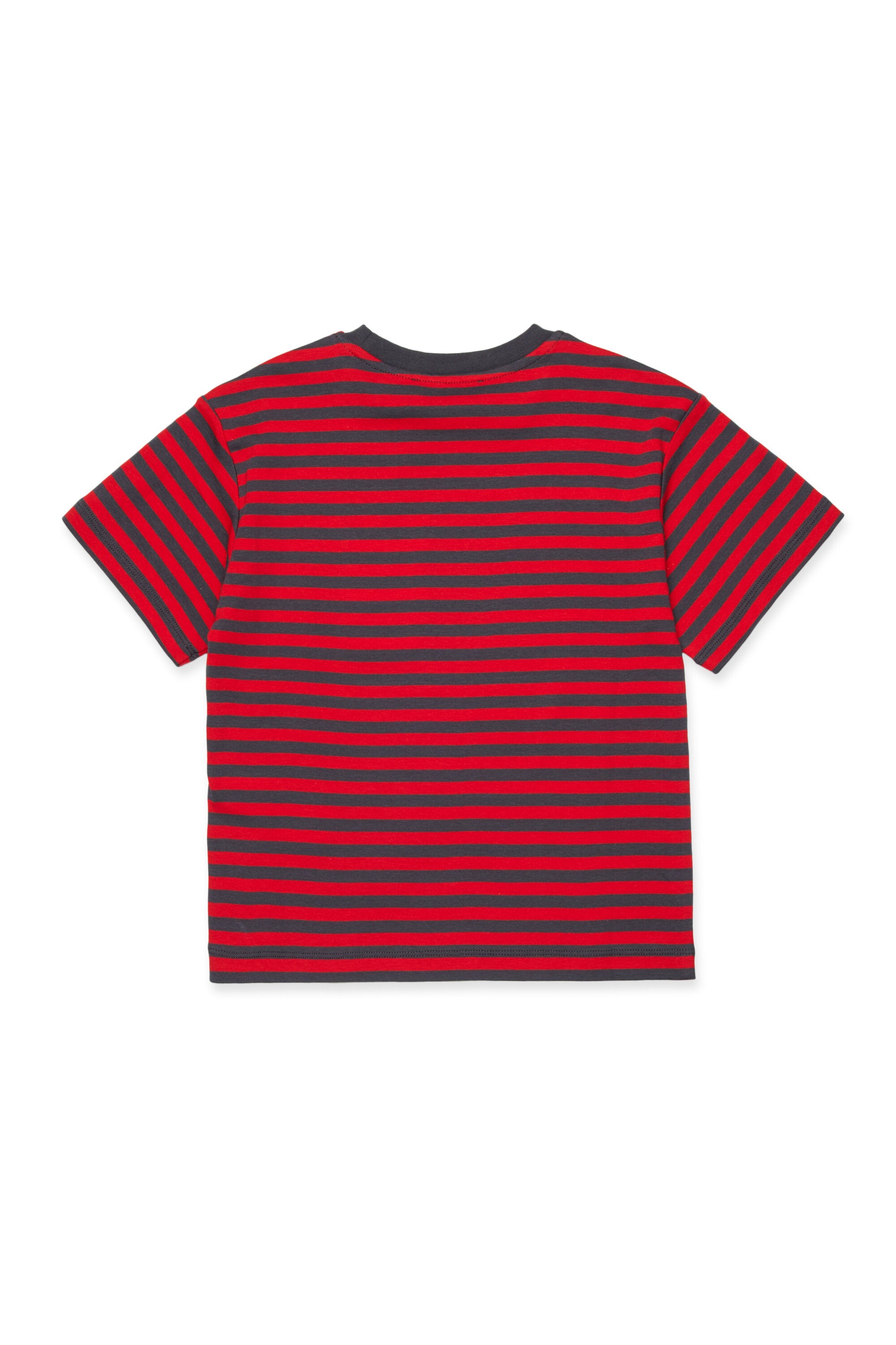 Striped micro ribs T-shirt