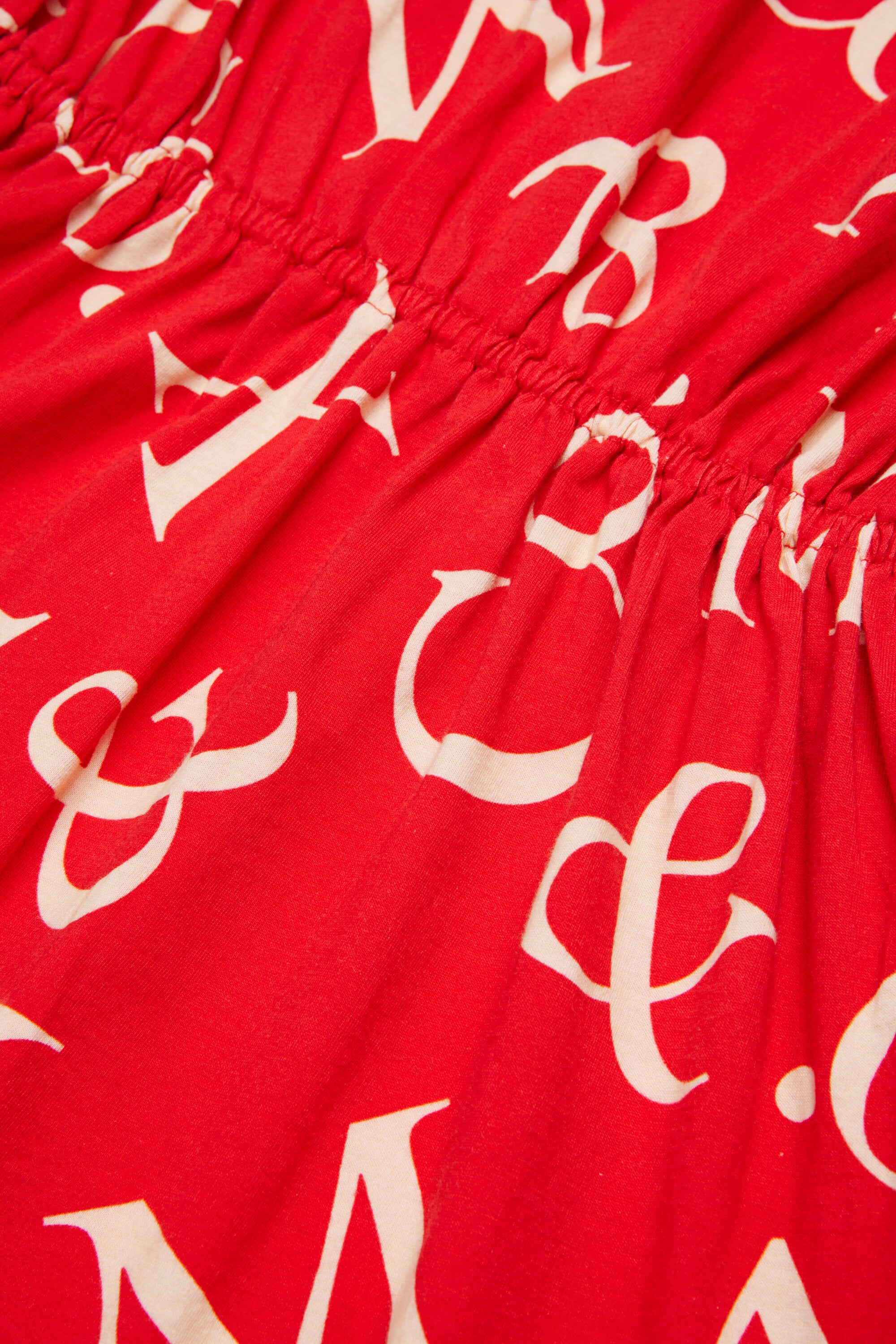 Short dress with logo