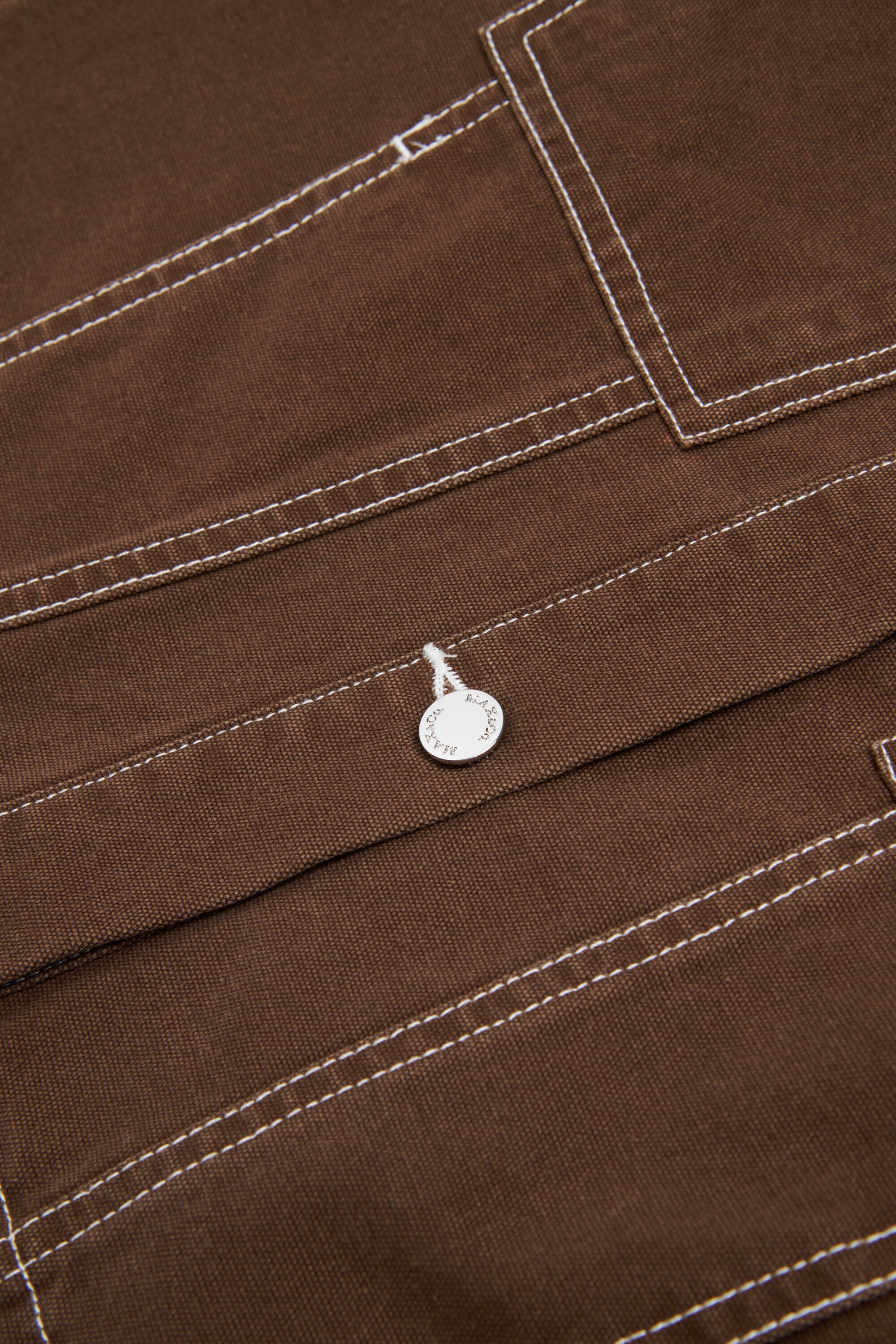 Denim jacket with logo