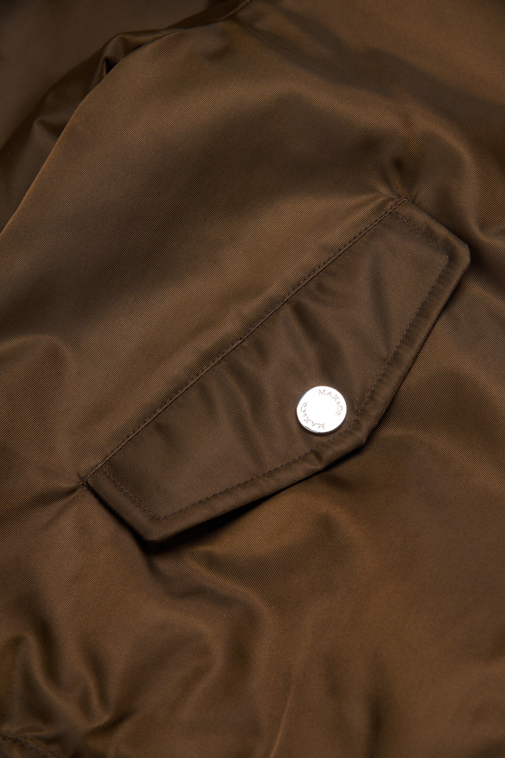 Bomber jacket with printed logo