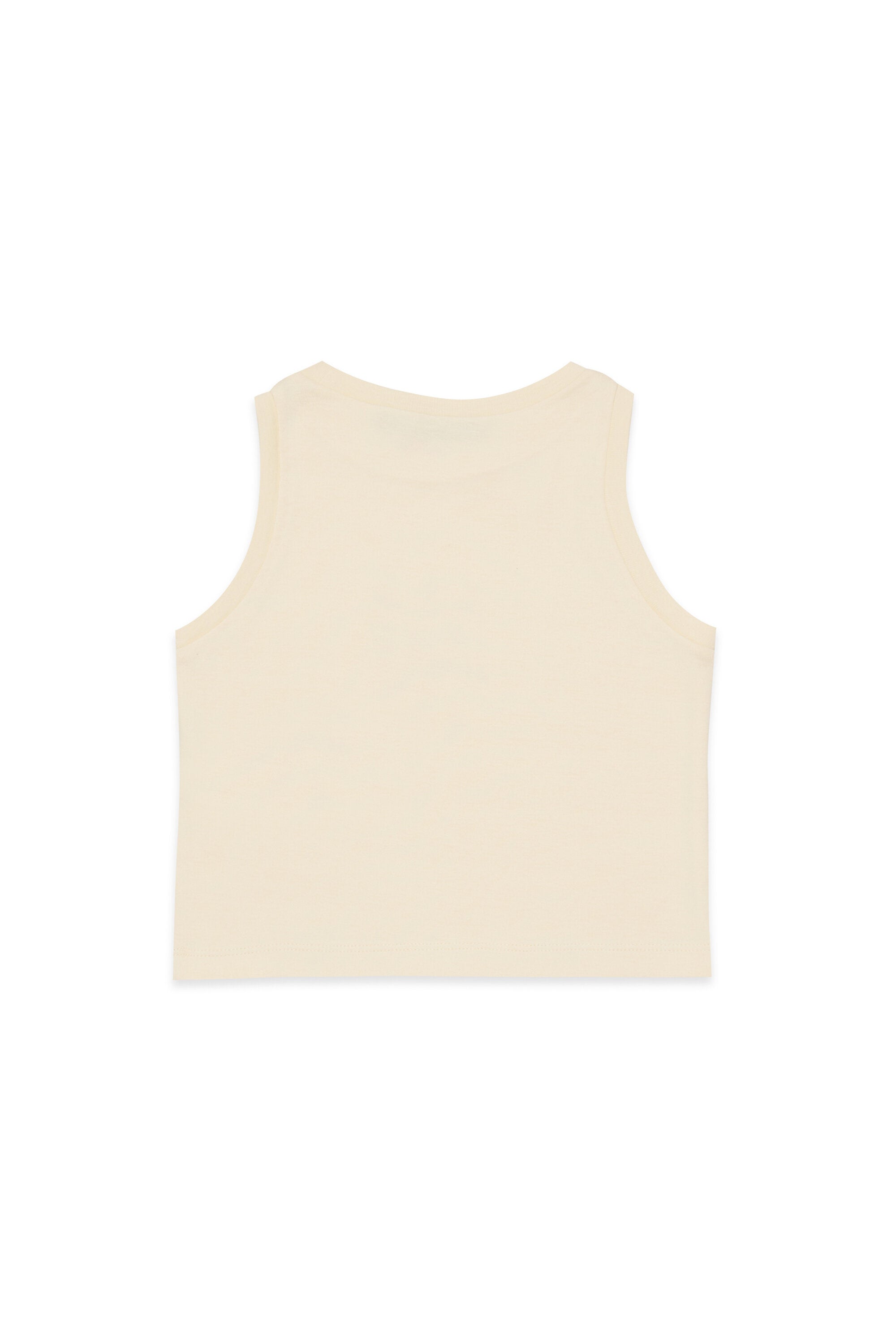 Sleeveless T-shirt with logo