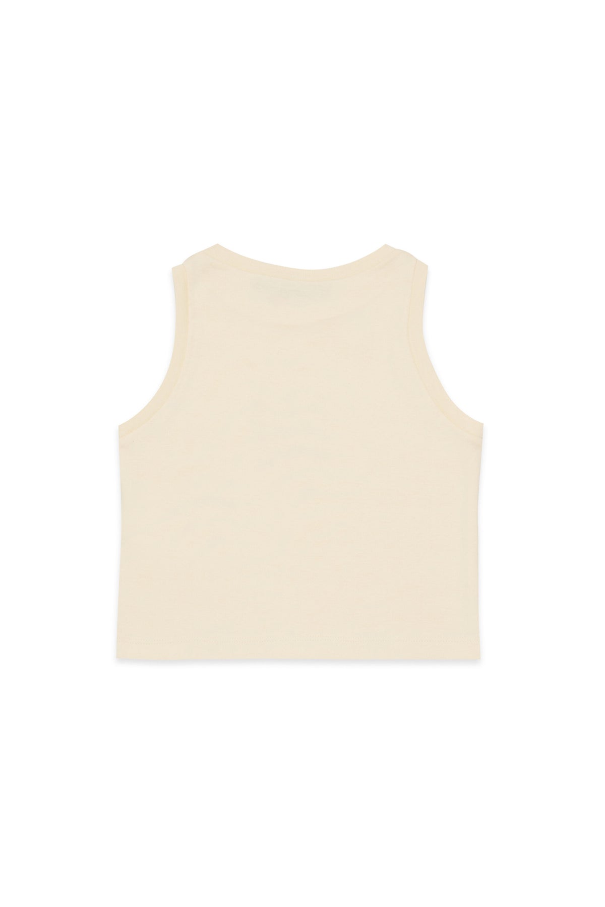 Sleeveless T-shirt with logo
